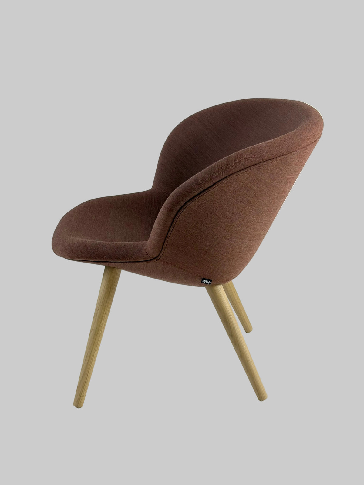 +HALLE Capri Loungestol – Brun/Eg Stel