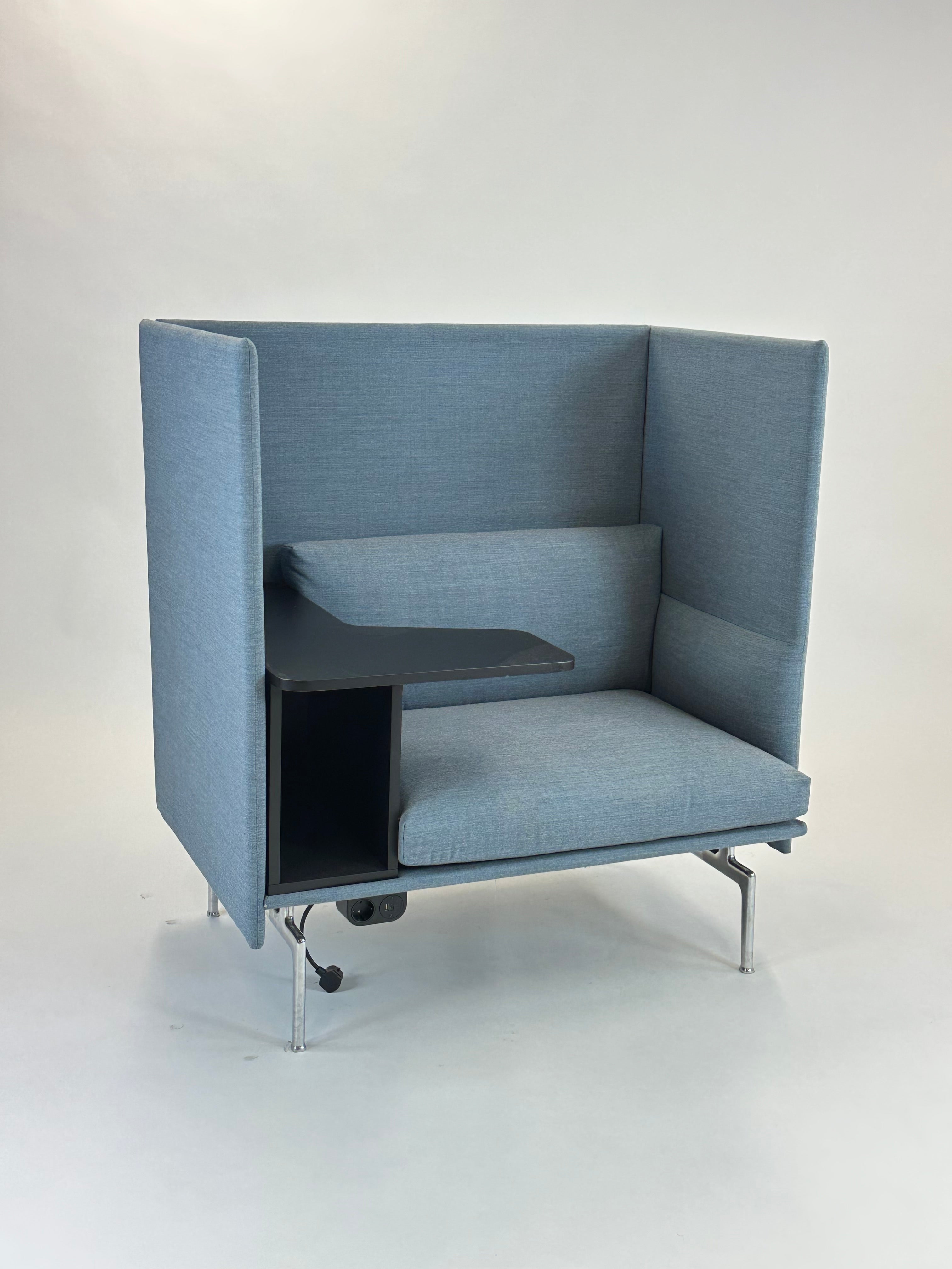 Muuto Outline Highback Work 100 Sofa (Blå)