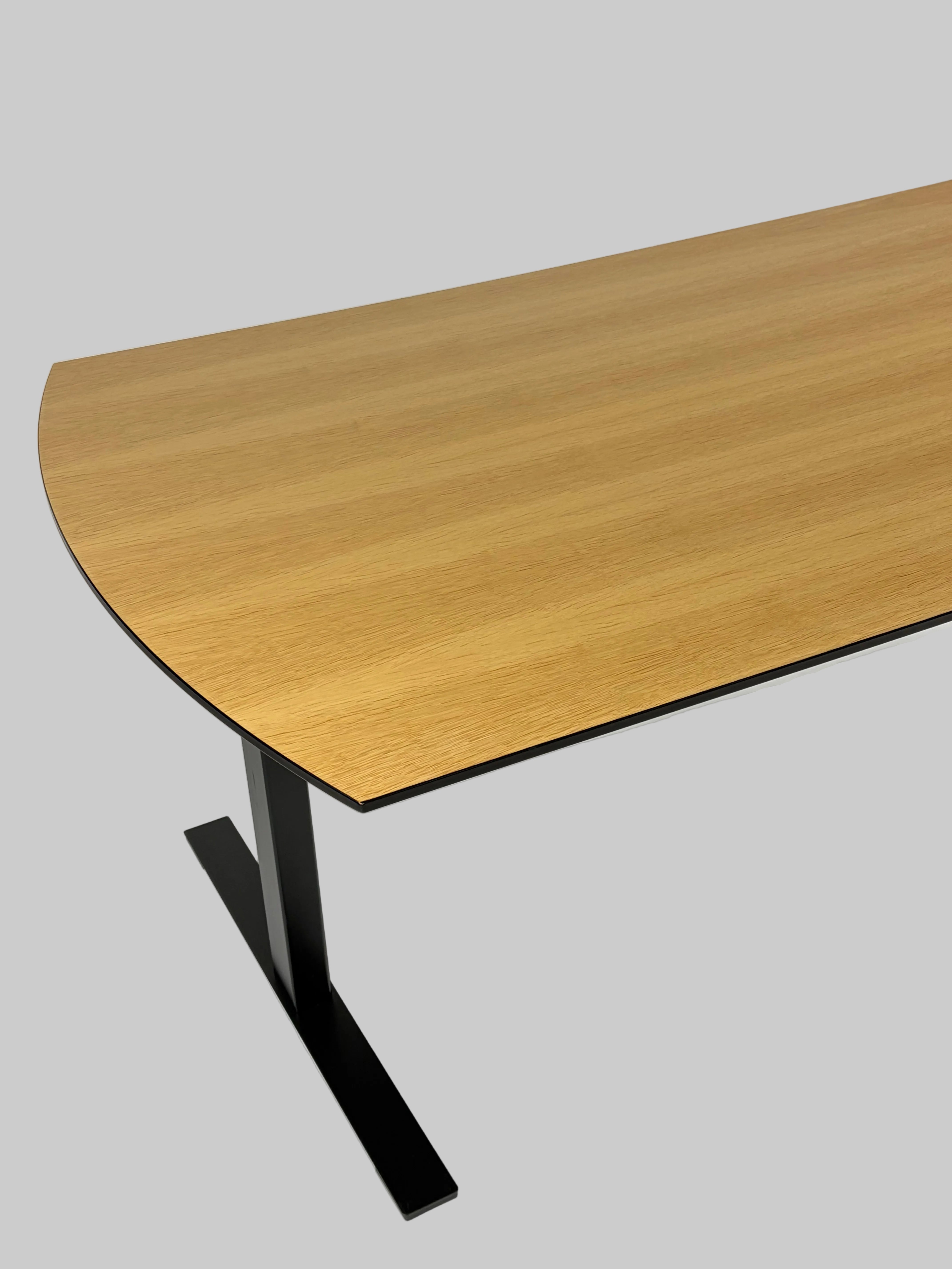 Dencon Delta Bord – Natur/Sort Stel 200x100x74cm