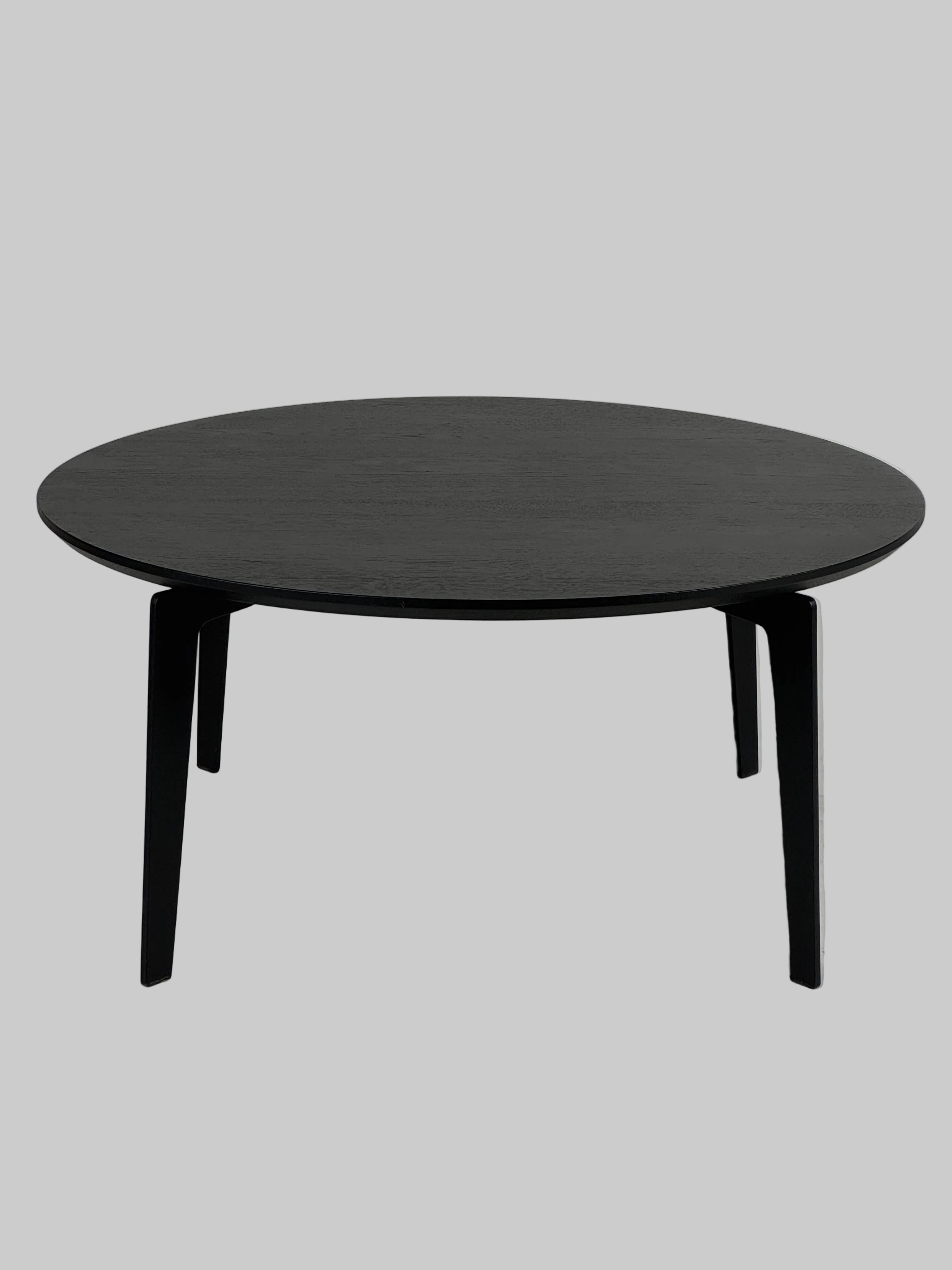 Fritz Hansen Join Sofabord – Sort Eg Ø80 cm