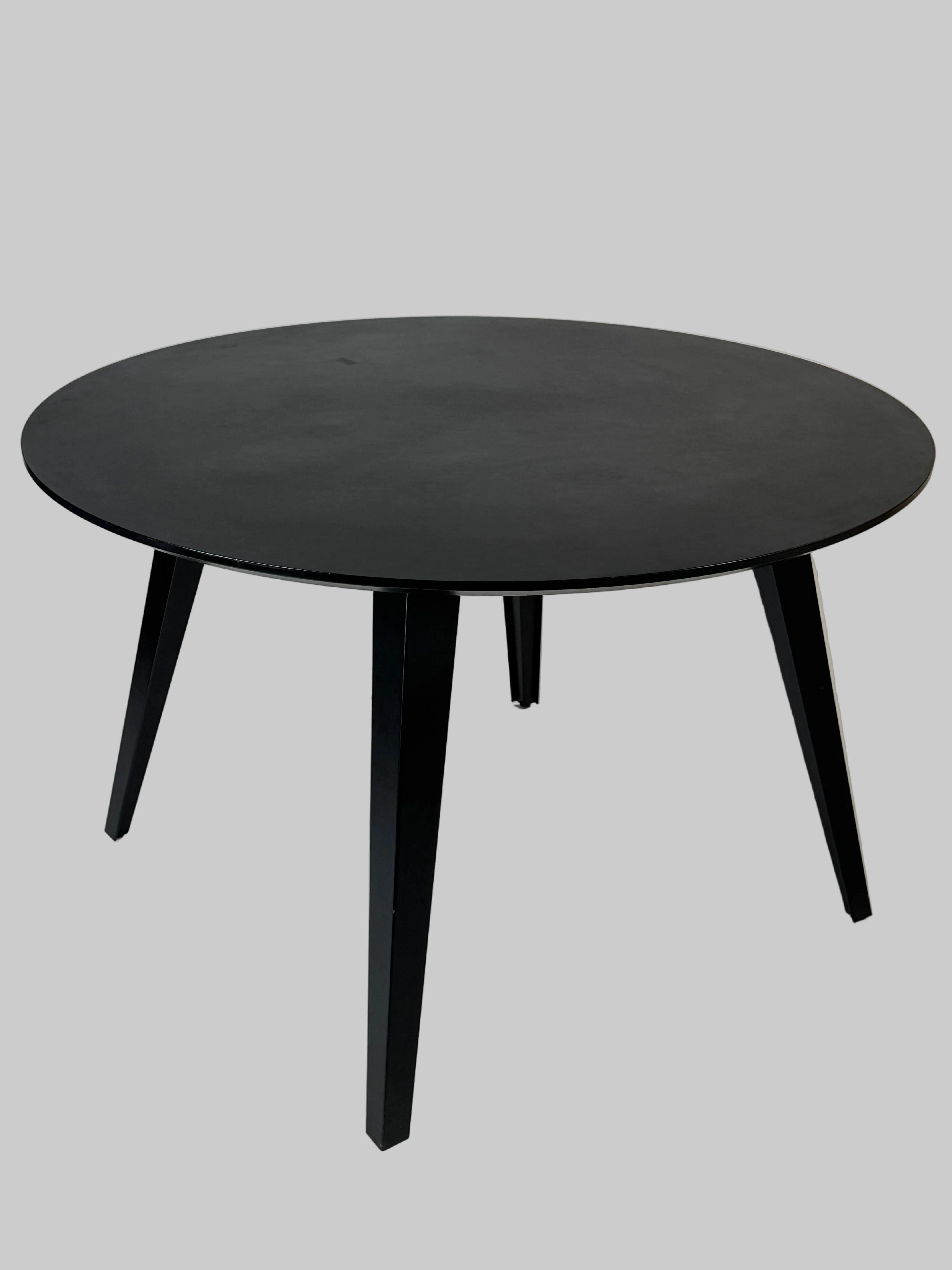 Rundt Bord - Sort Ø120 cm