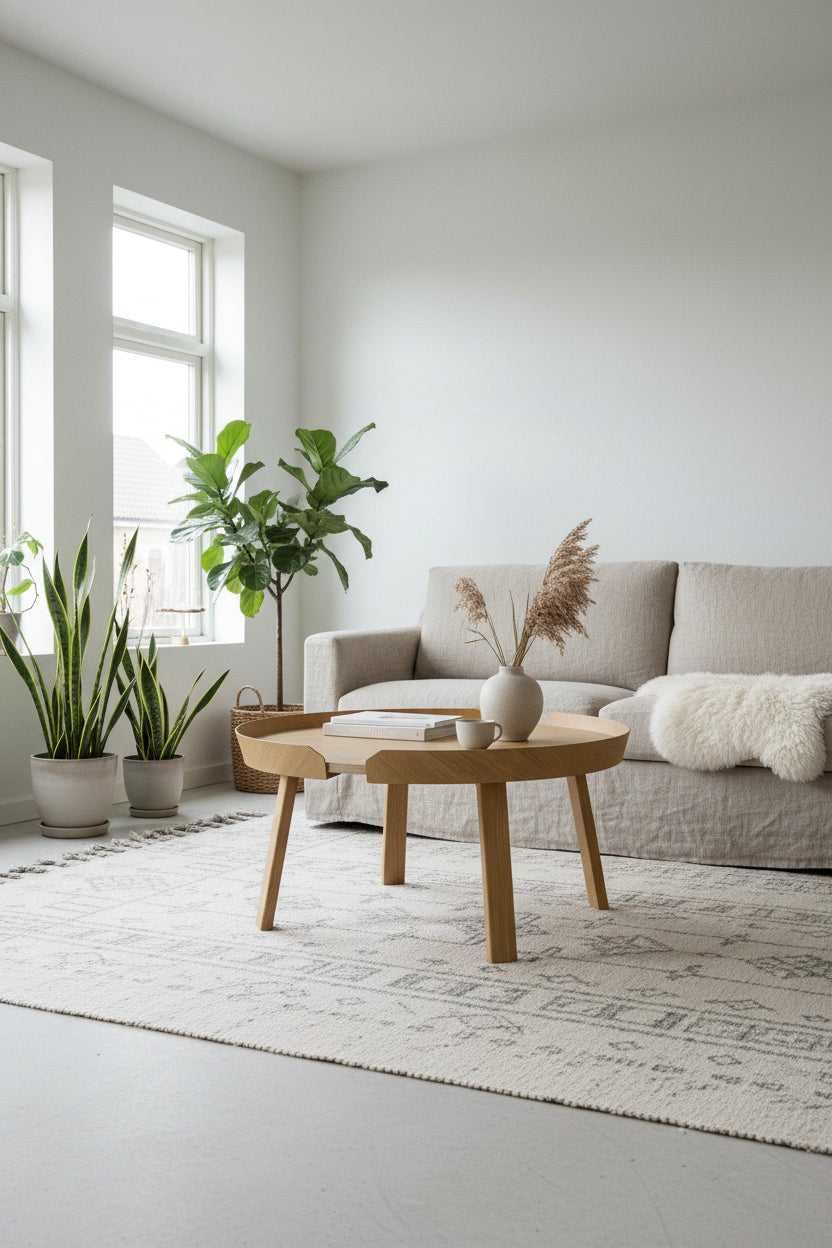 Muuto Around Sofabord – Natur Ø72 cm