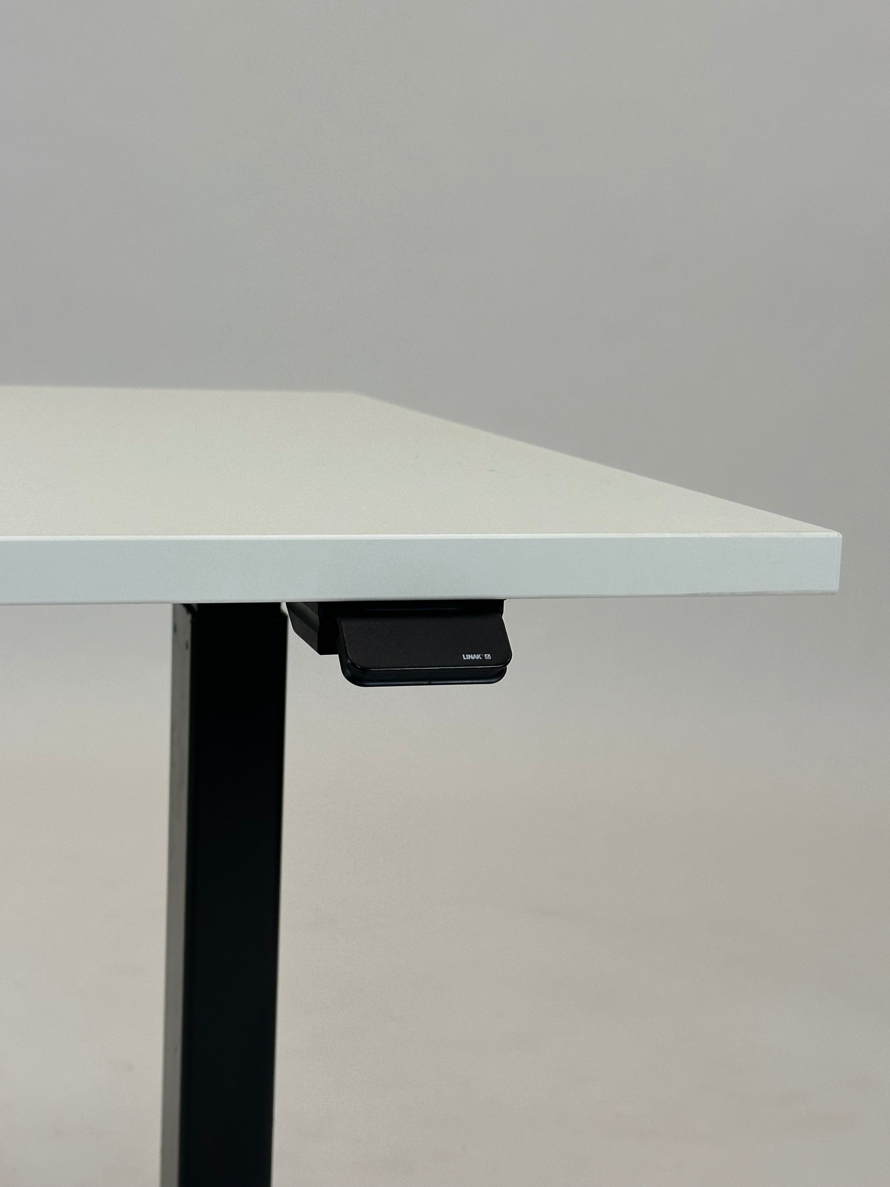Hæve/sænkebord 140x80 (m. flex) - Linak