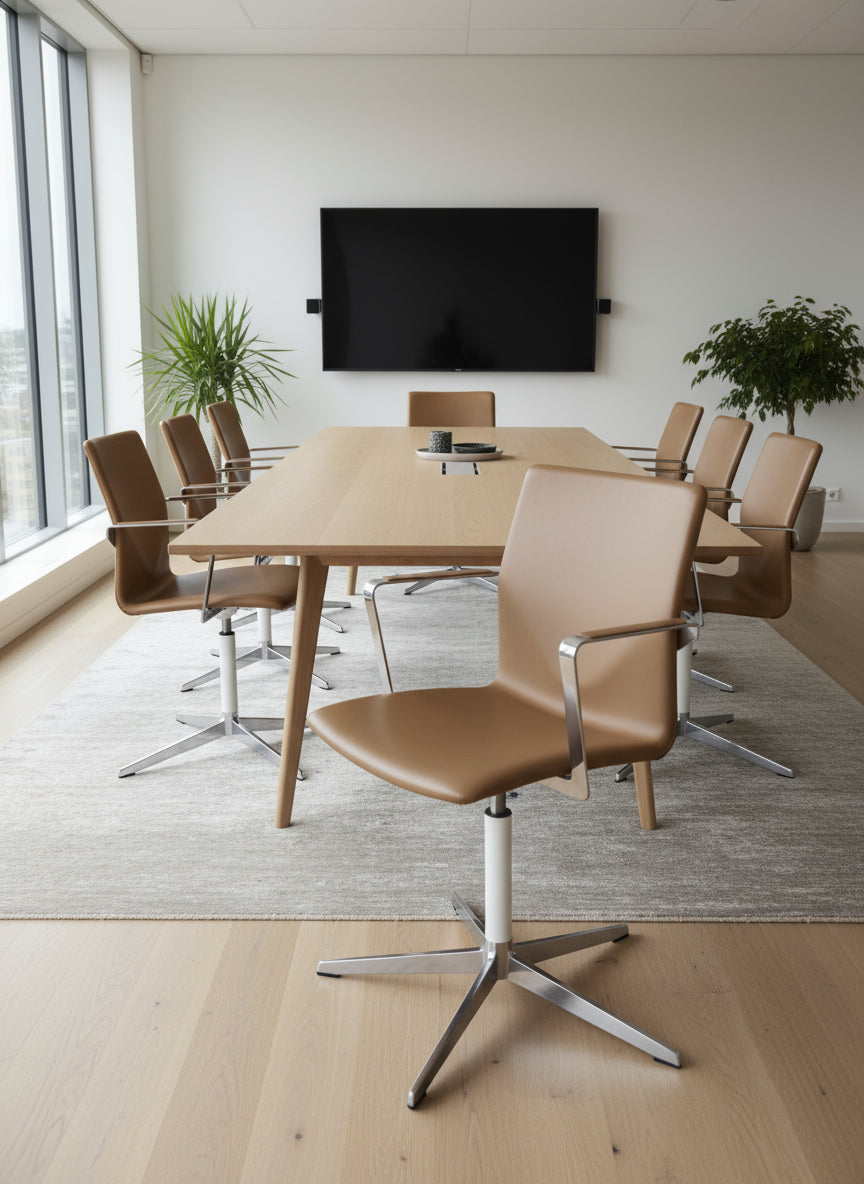 Four Design - 4-Cast® XL Mødestol (Lysebrun)