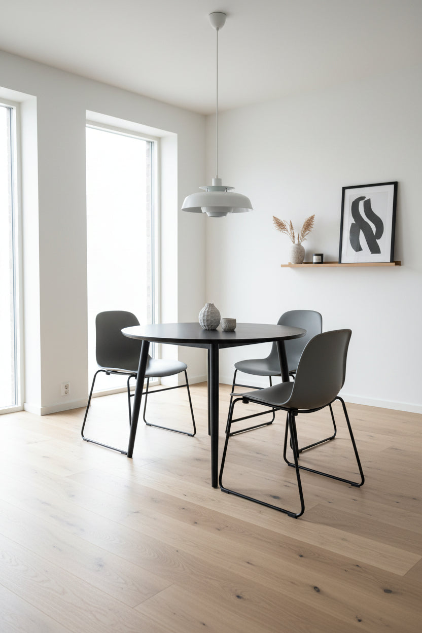 Normann Copenhagen Form Stol – Grå/Sort Stel
