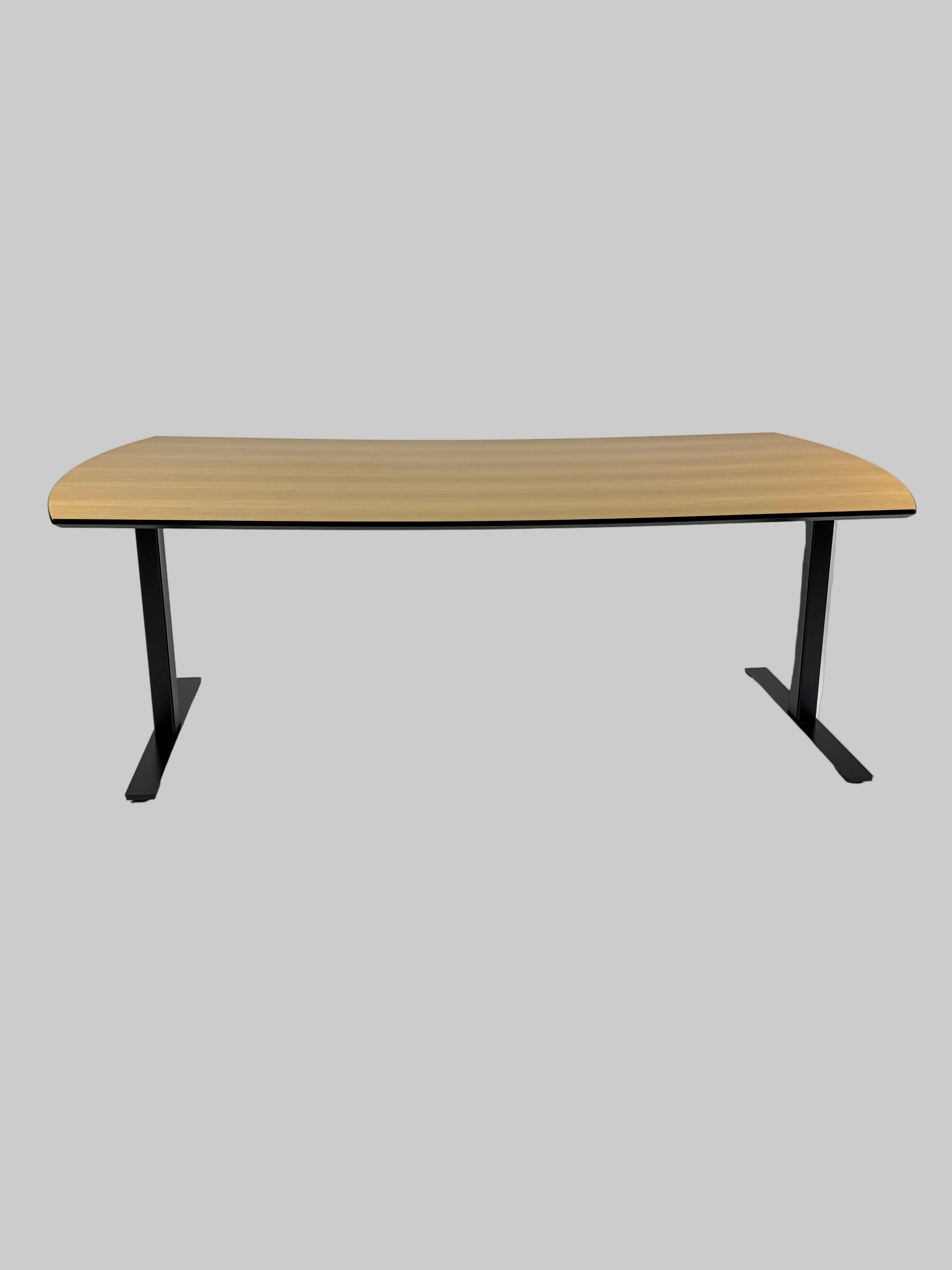 Dencon Delta Bord – Natur/Sort Stel 200x100x74cm