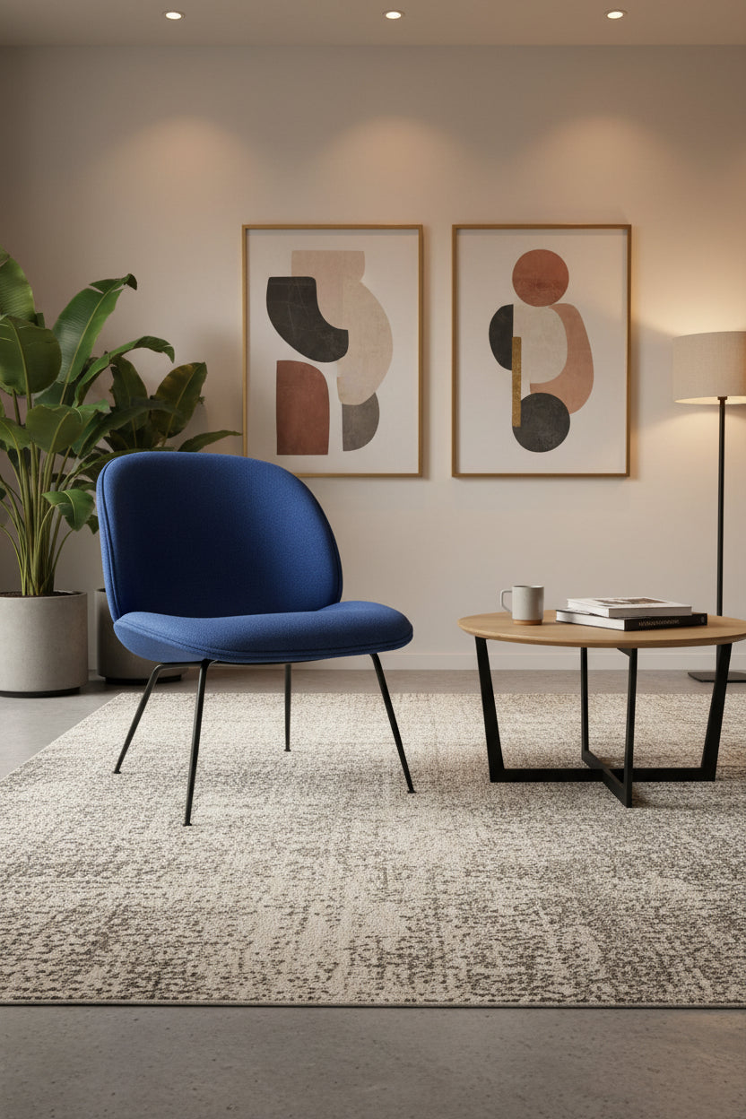 GUBI Beetle Loungestol – Blå