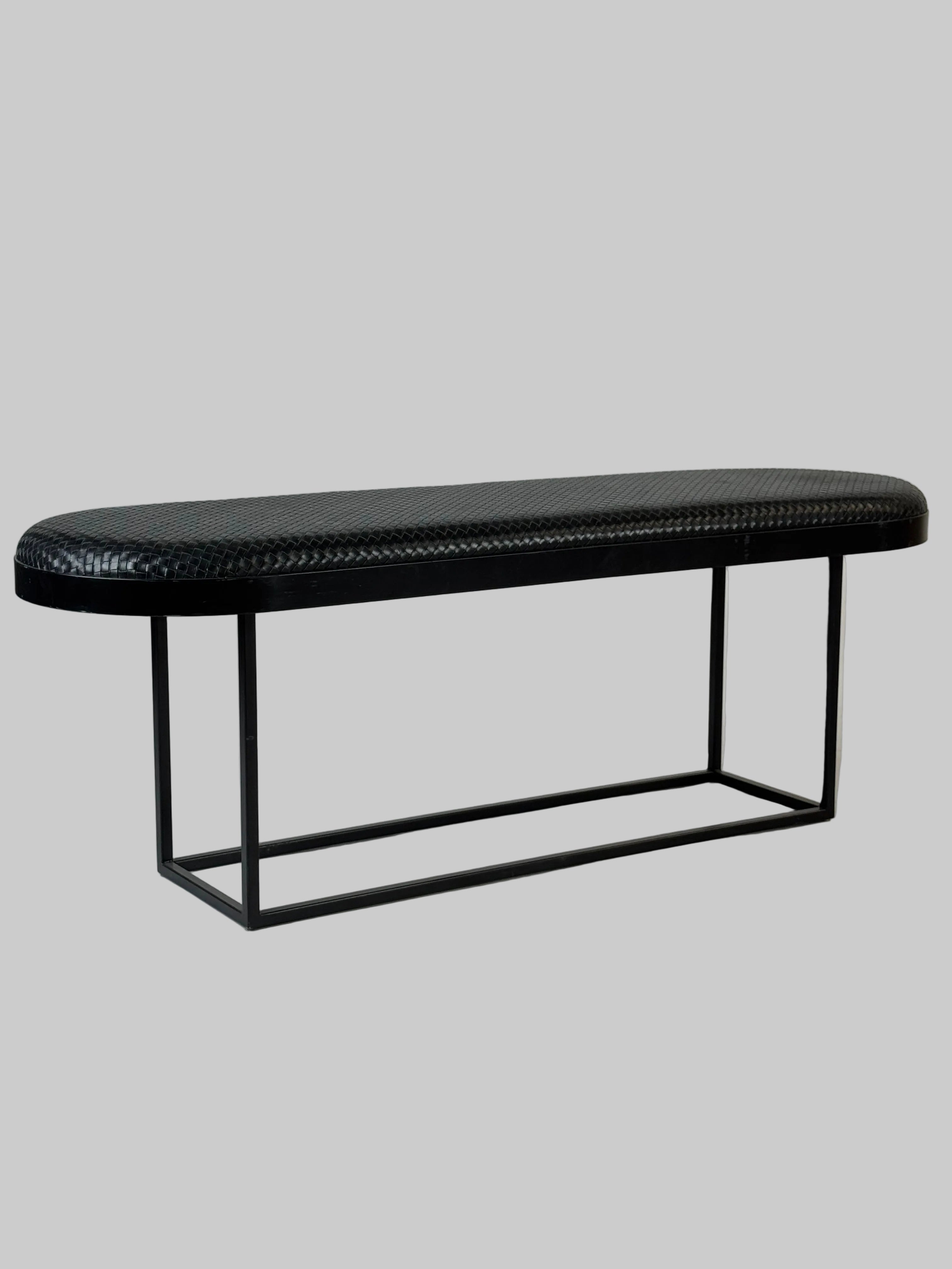 Bolia Bænk – Sort Læder