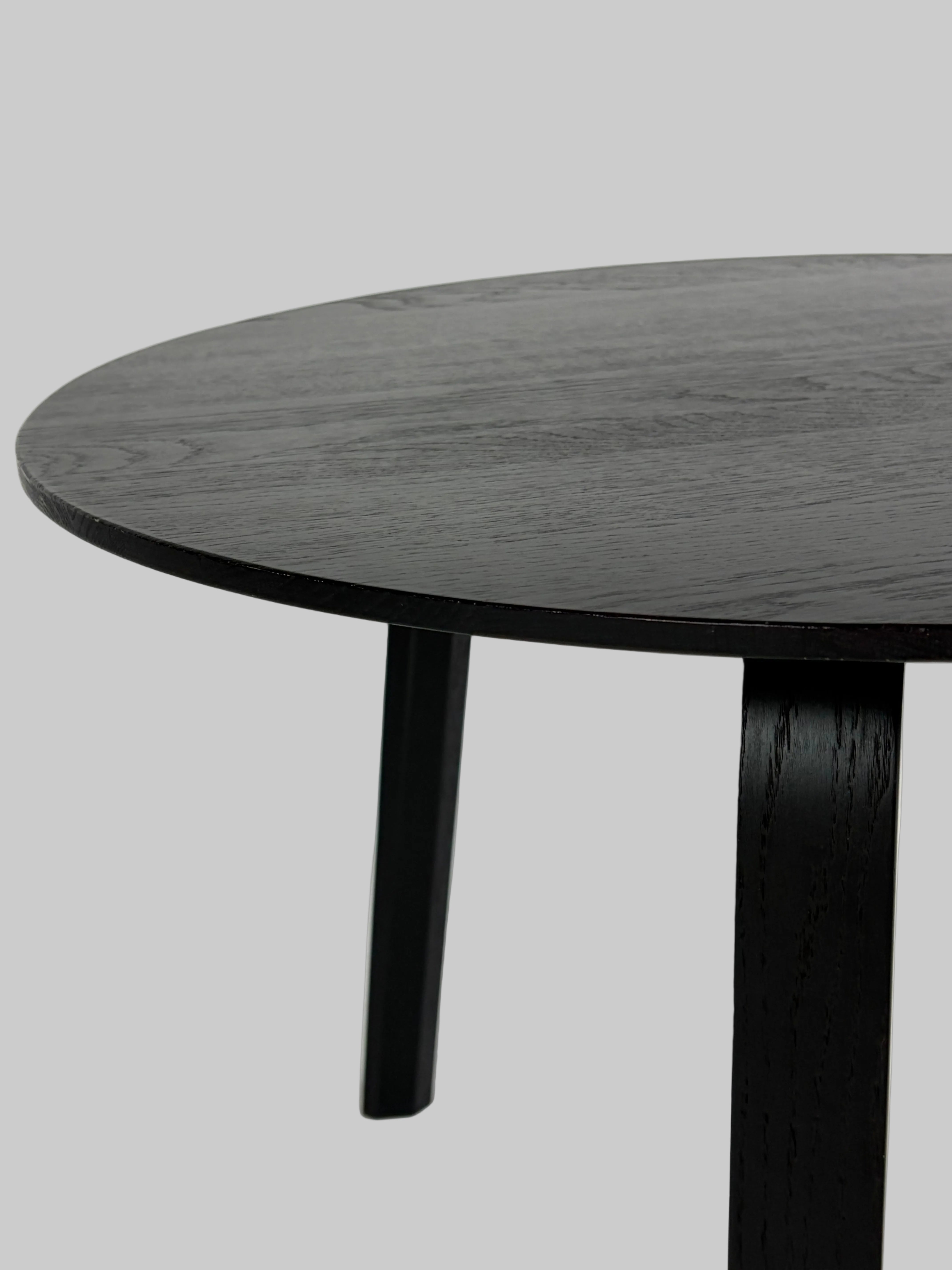 HAY Bella Sofabord – Sort Ø60cm