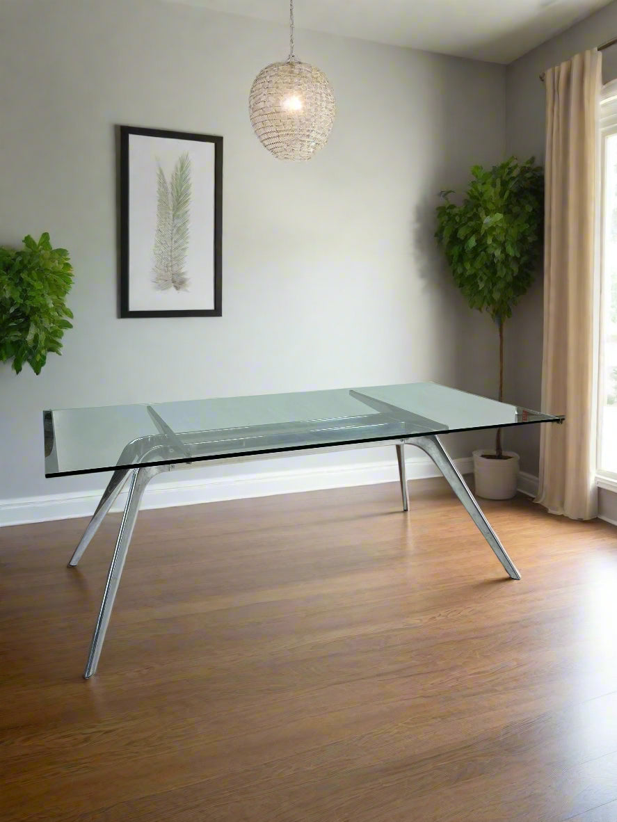 T-No 1 Bordfod med glasplade - Fritz Hansen