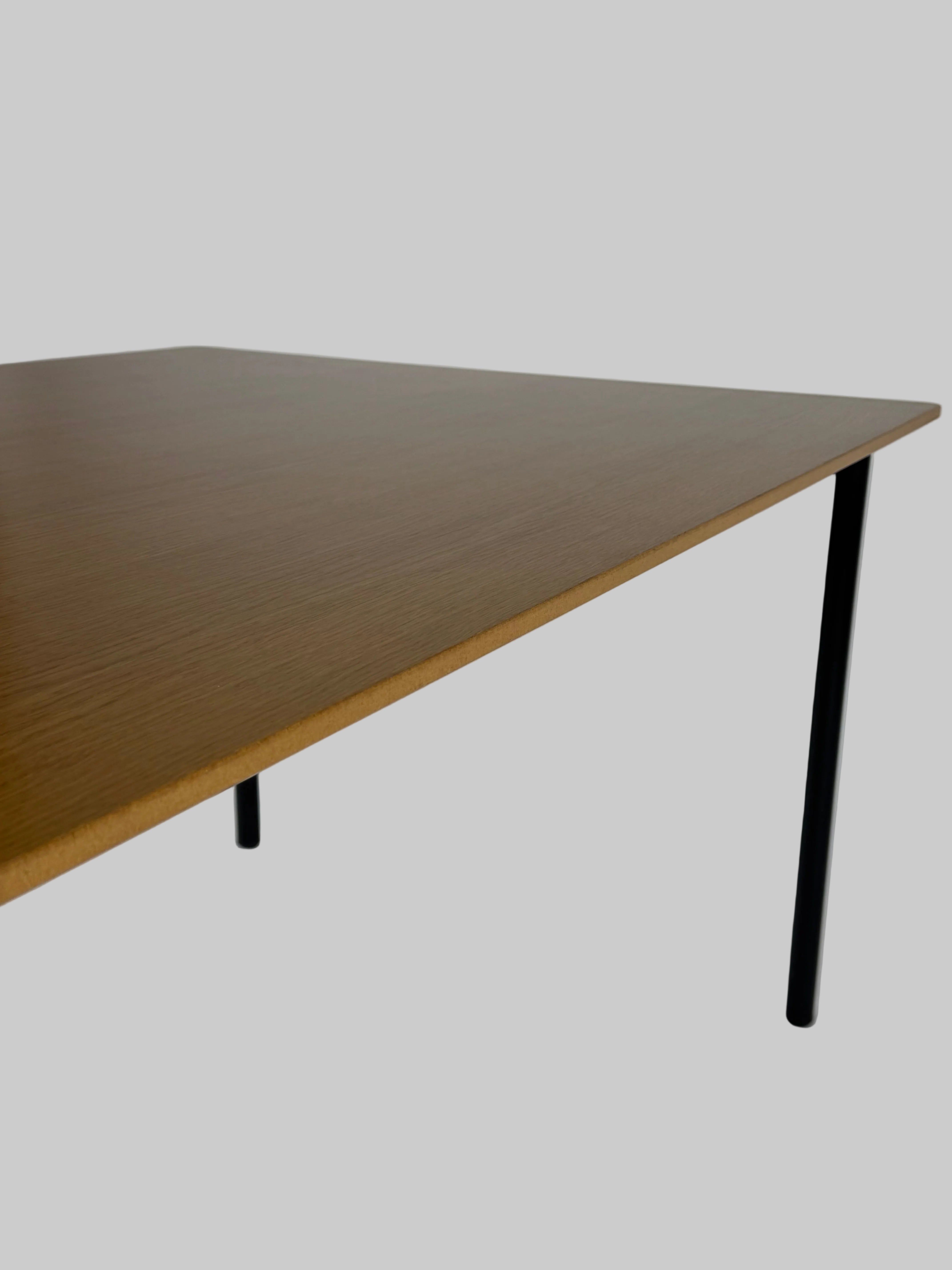Howe Usu Bord – Natur/Sort Stel 140x100 cm