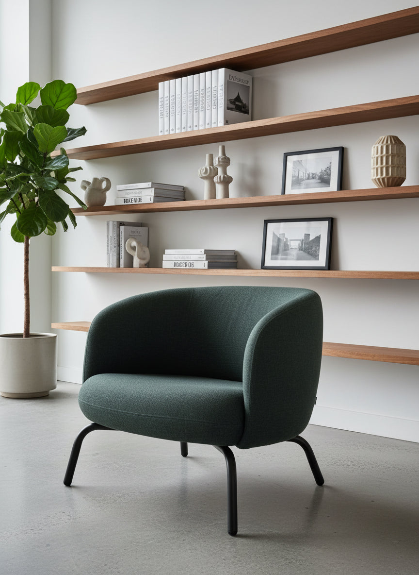 +Halle | Nets Club Chair (Kvadrat Rewool 987)