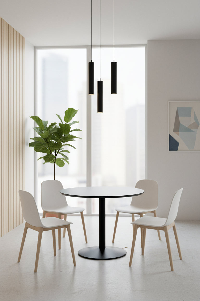 Rundt Bord – Sort Ø90 cm