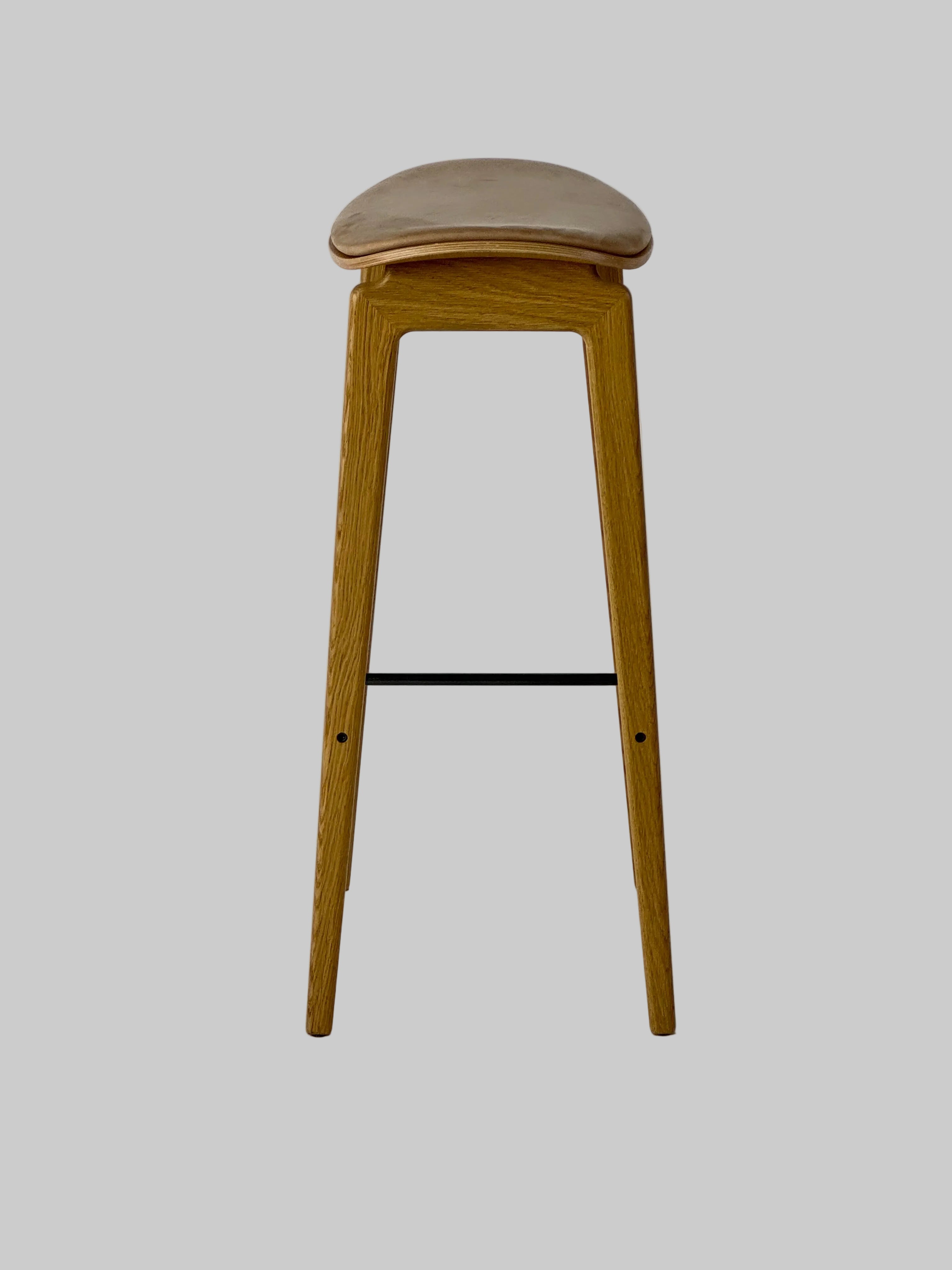 NORR11 NY11 Barstol – Beige/Natur Stel SH 75 cm