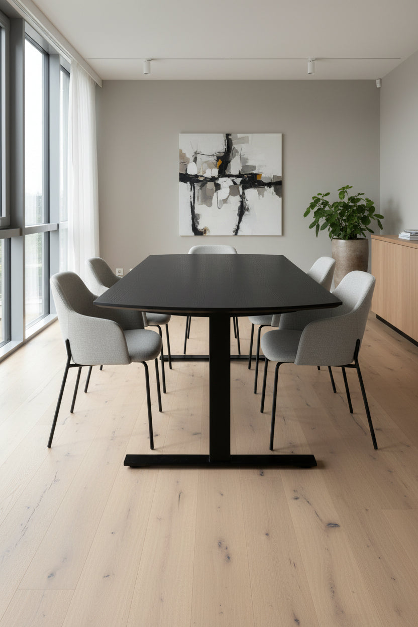 Dencon Delta Bord - Sort 180x90 cm