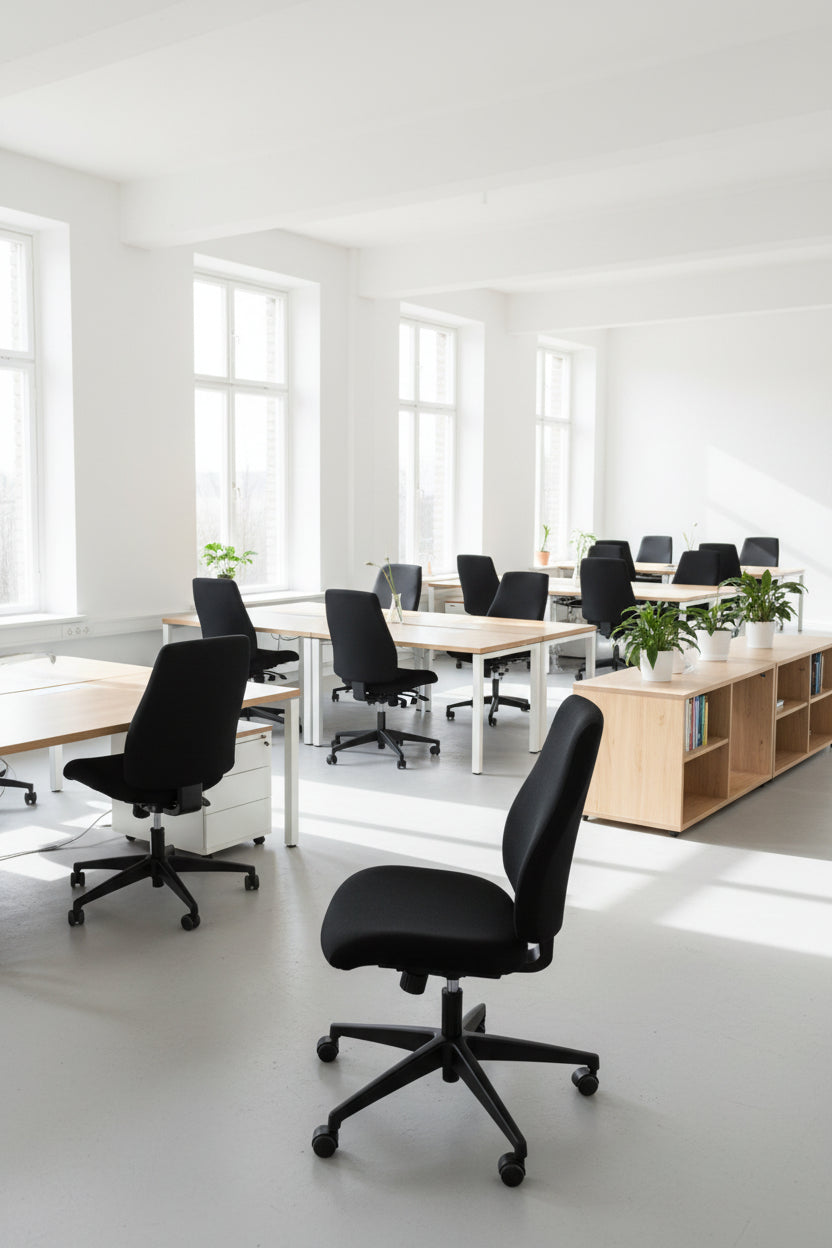 Interstuhl Geos m. Høj Ryg – Sort