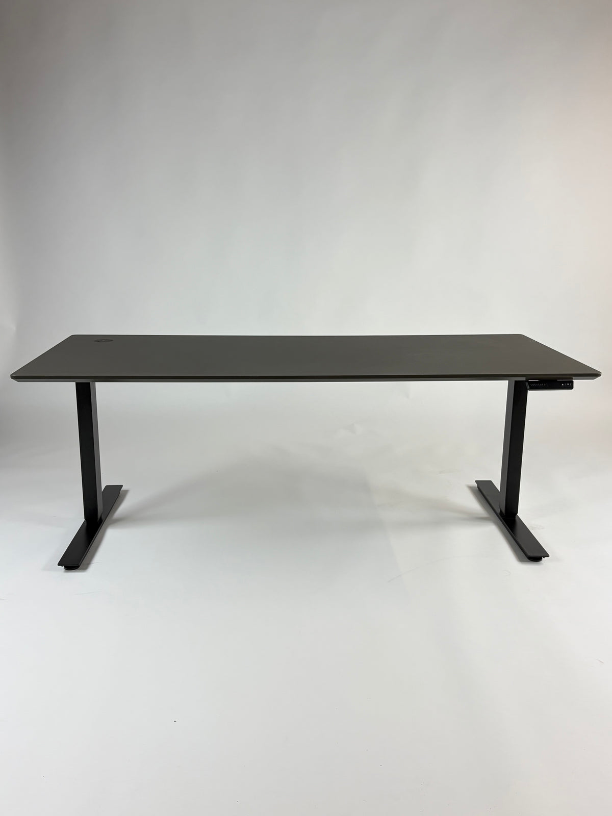Z GO Solutions Hæve/sænkebord – Mørkegrå/Sort Stel 180x80cm
