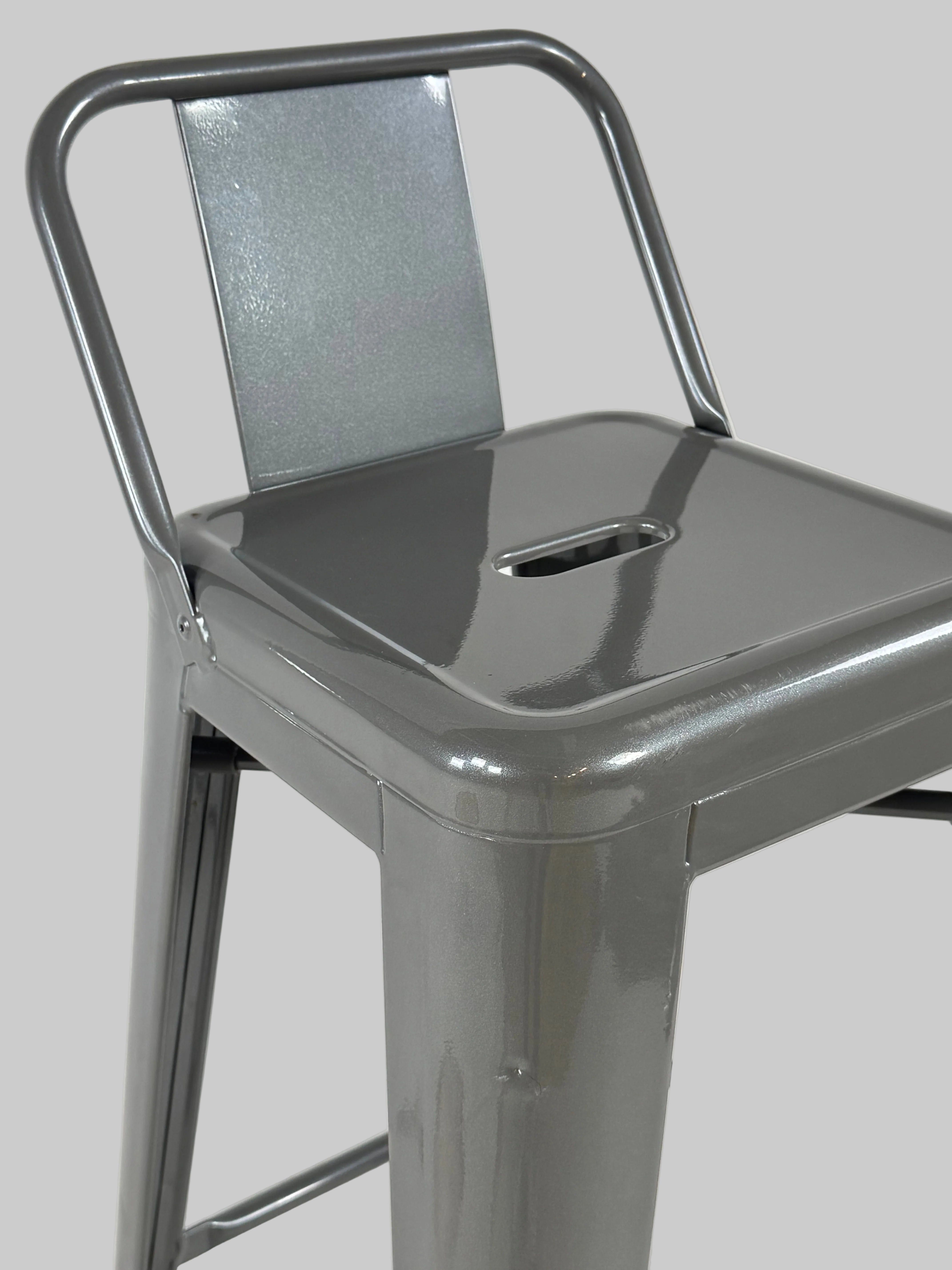 Tolix HPD75 Barstol – Grå SH 75 cm
