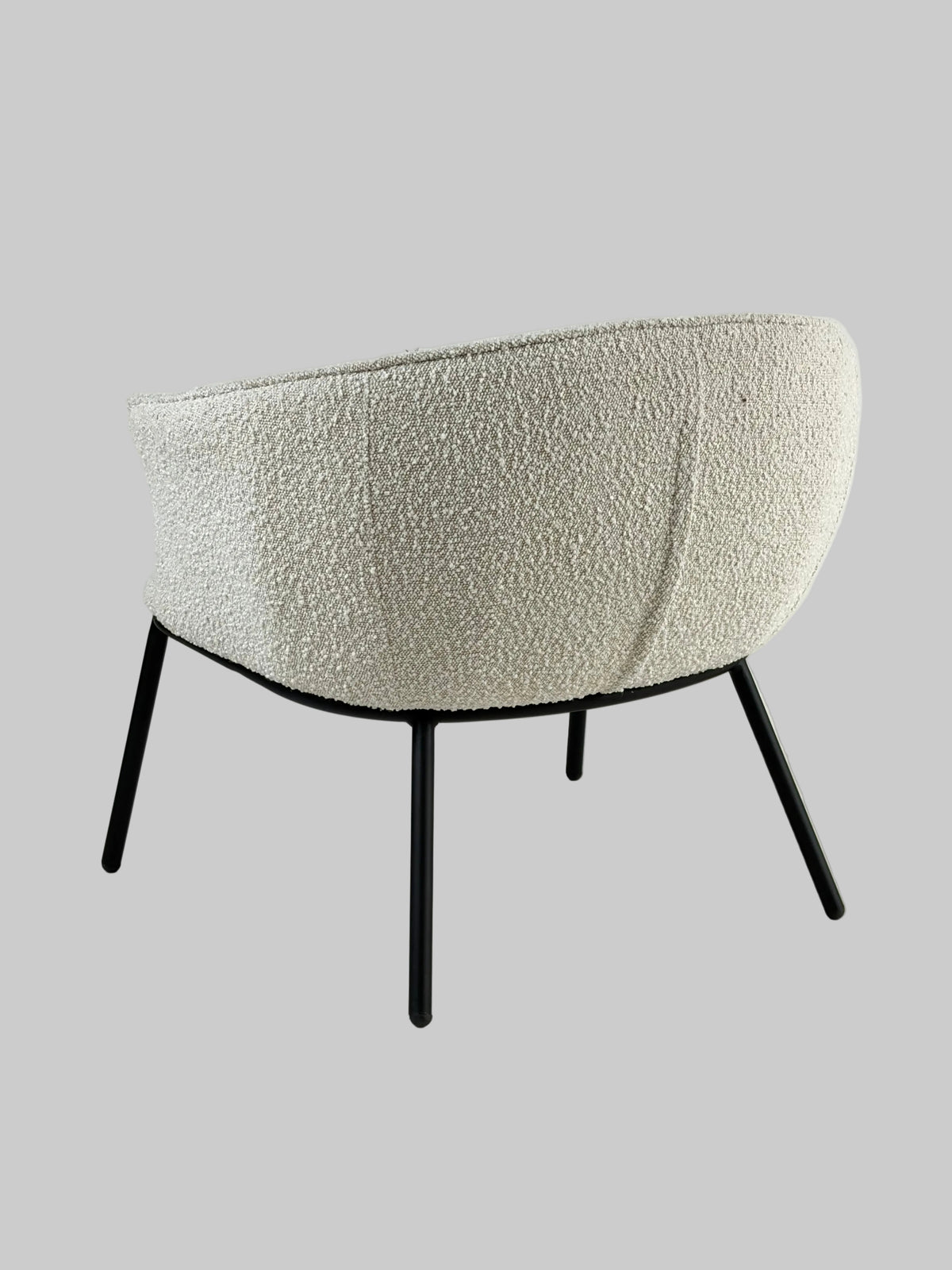 Ellos Home Xander Loungestol – Hvid/Beige/Sort Stel