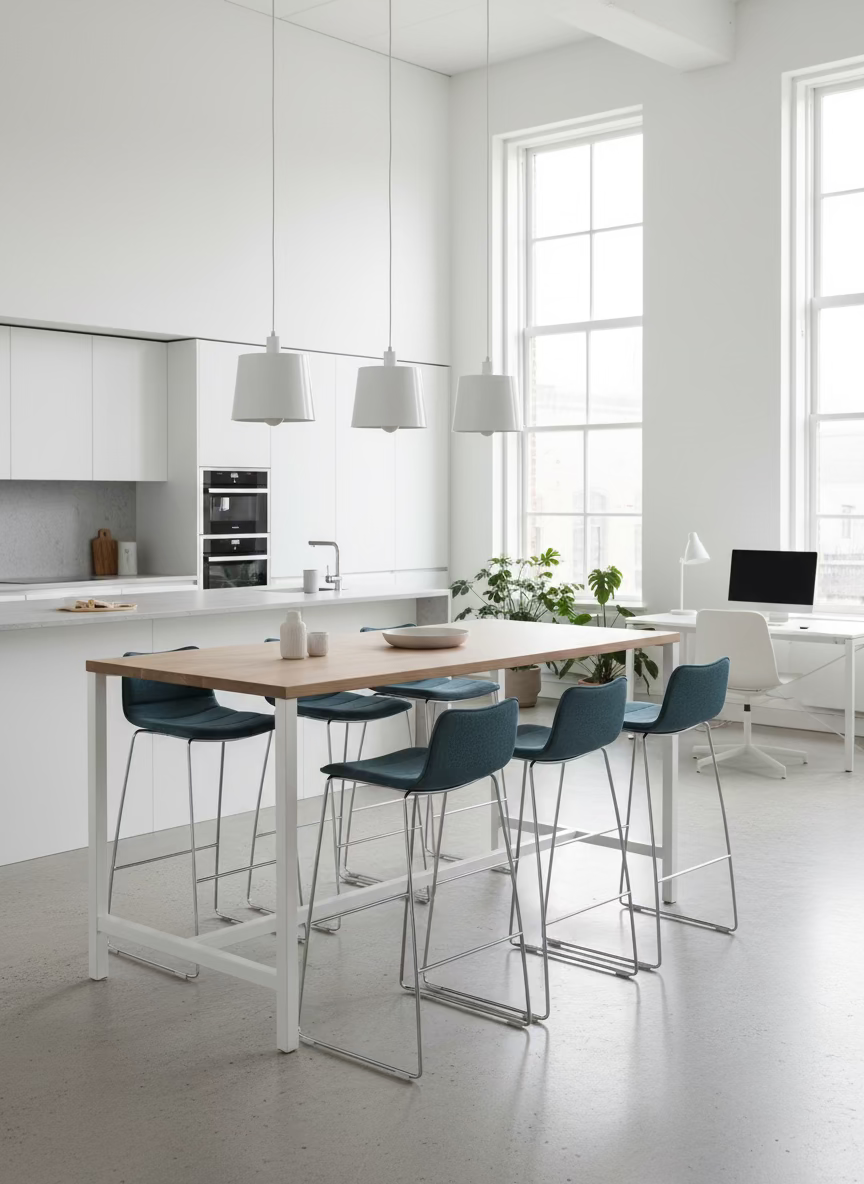 Moschella Cable Barstol – Blå