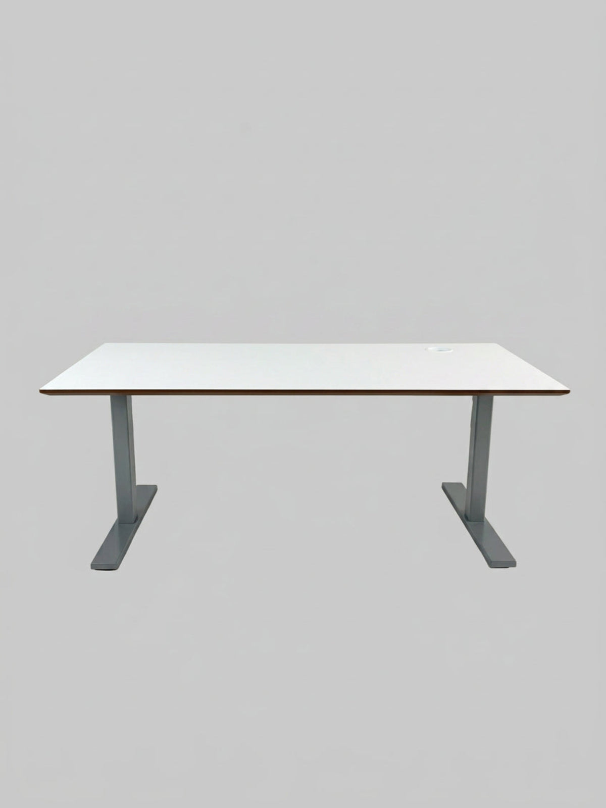 Linak Hæve/sænkebord – Hvid/Sort Stel 140x80