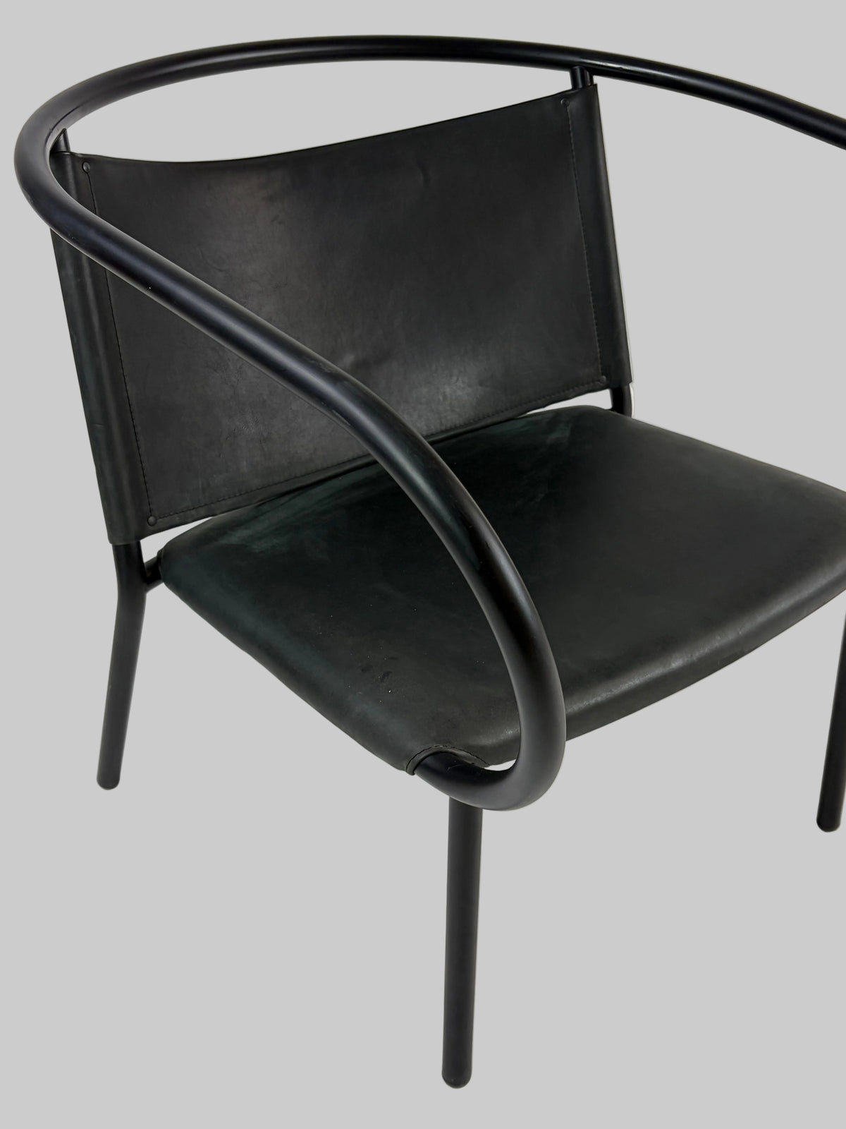 Audo Copenhagen Afterroom Lounge Stol – Sort Læder