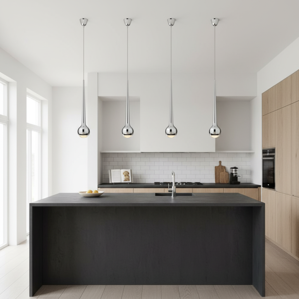 GRAU | Falling Sun Pendel (Krom)