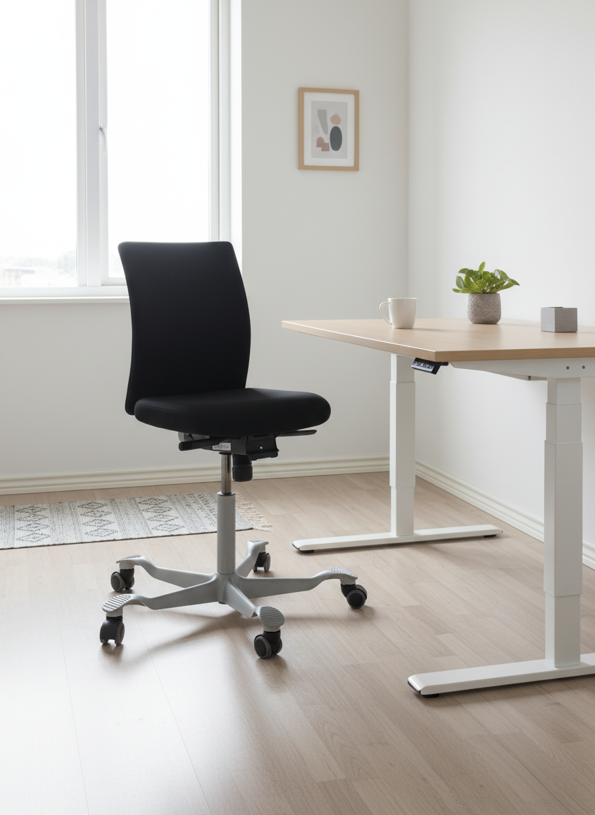 HÅG H04 4100 - 200 mm (m. gråt stel)