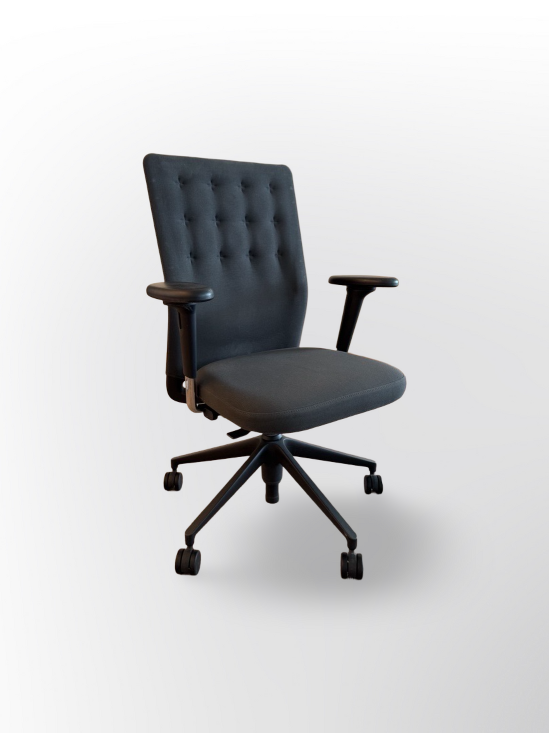 Vitra | ID Trim m. Armlæn (Mørkegrå)