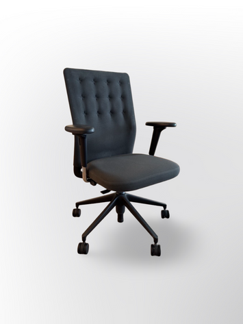 Vitra | ID Trim m. Armlæn (Mørkegrå)