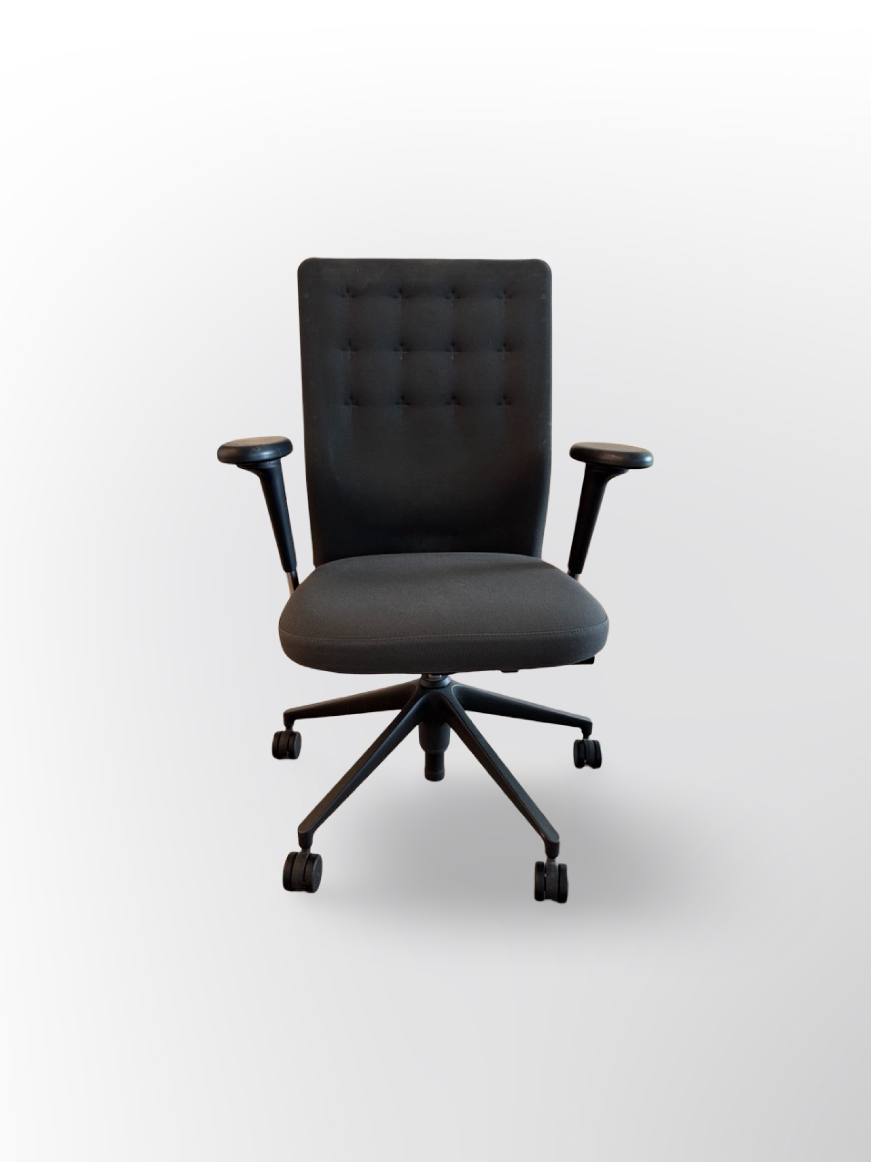 Vitra | ID Trim m. Armlæn (Mørkegrå)