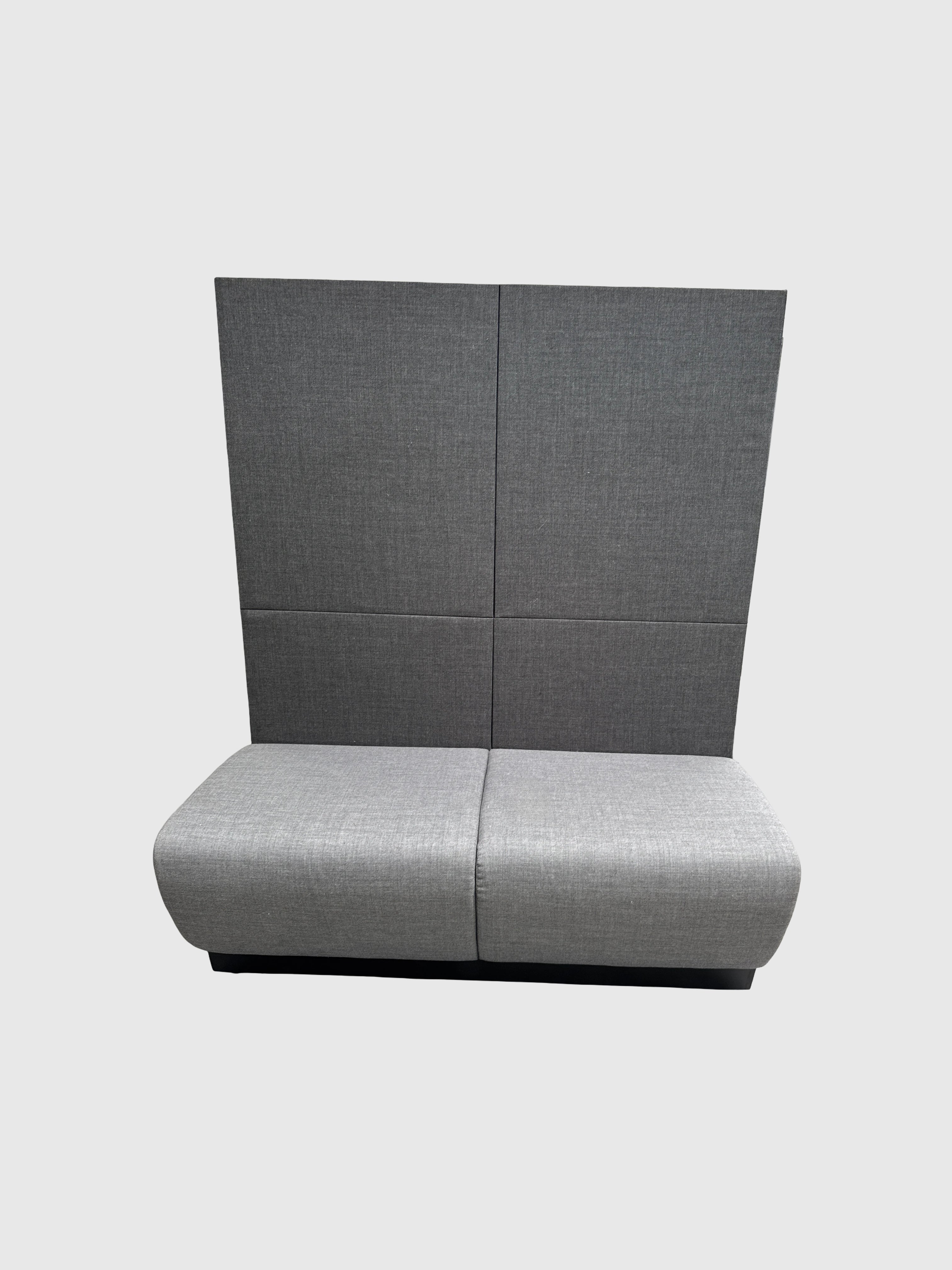 HolmrisB8 Diner Sofa – Mørkegrå med Sort Stel