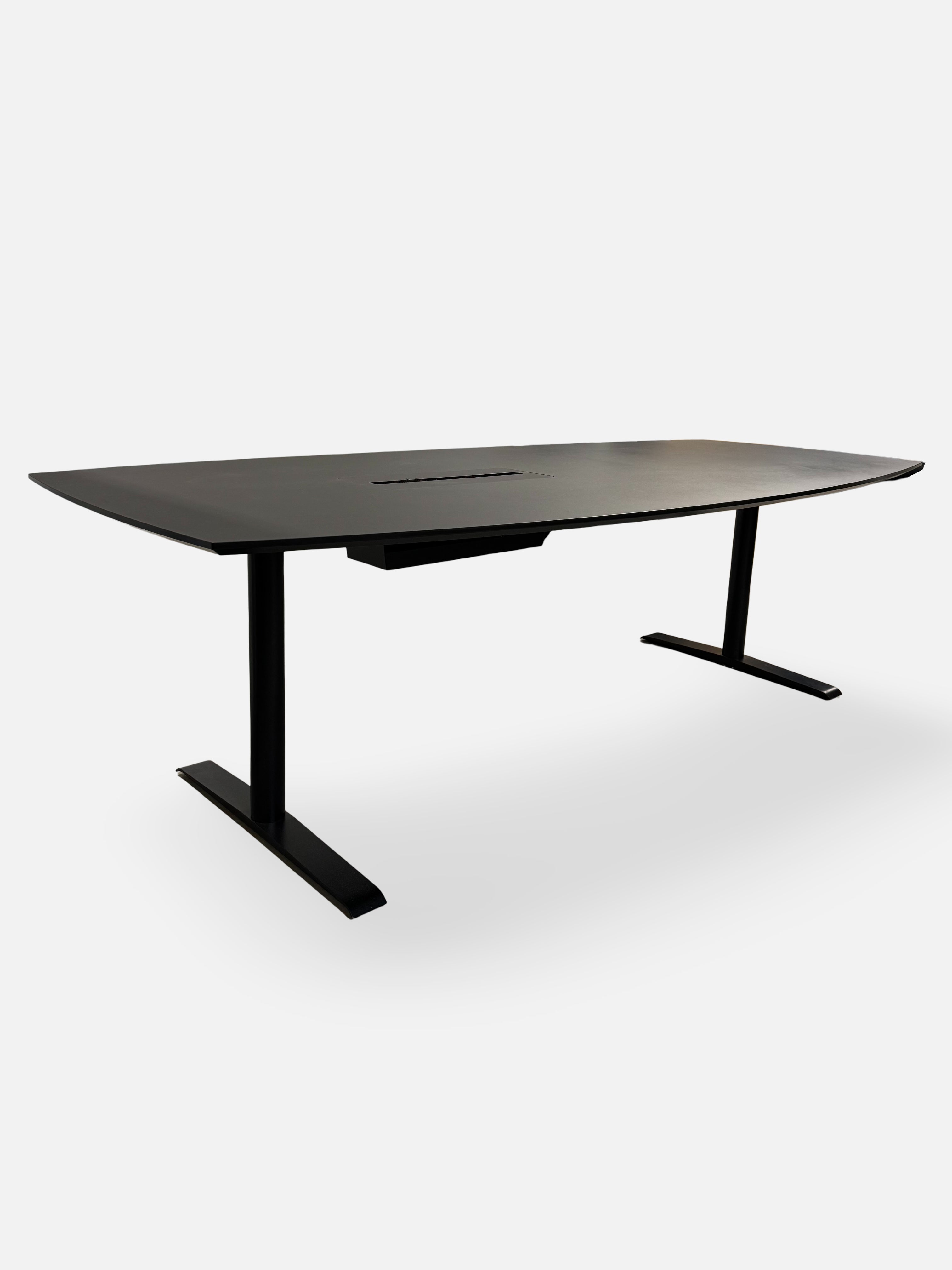 Bord m. Kabelgennemføring – Sort