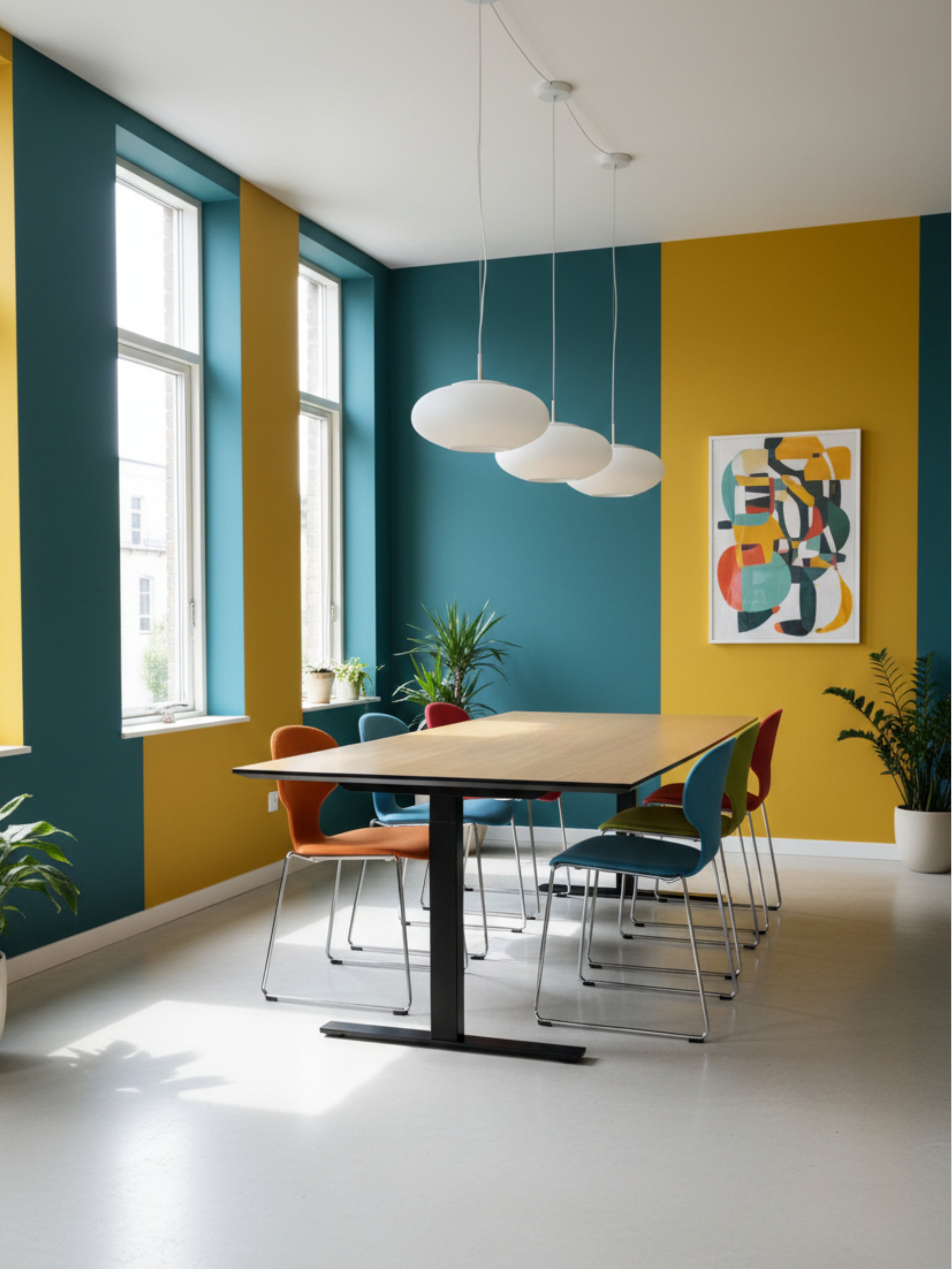 Dencon Delta Bord – Natur/Sort Stel 180x120x74 cm