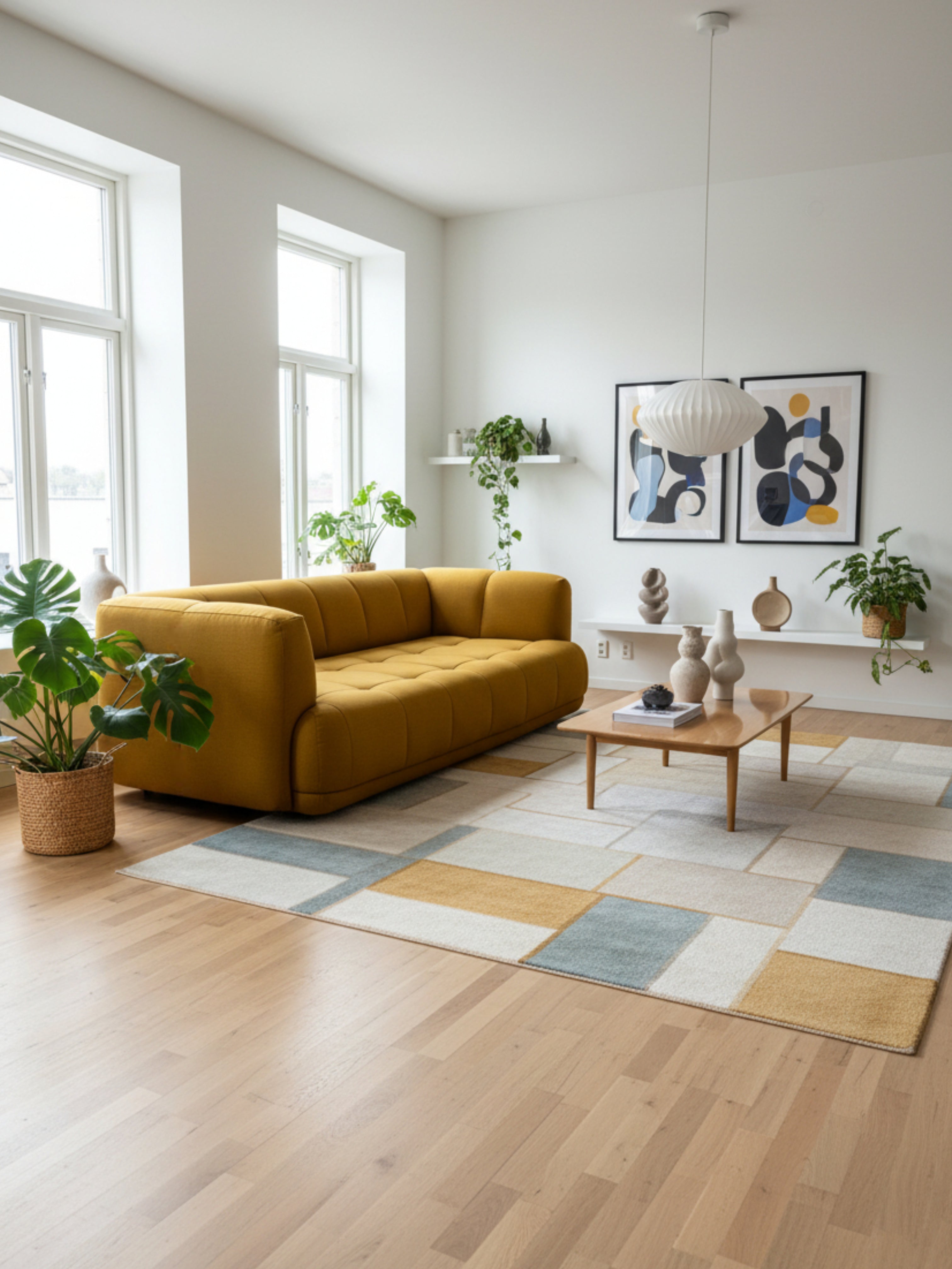 HAY Quilton Sofa – Gul