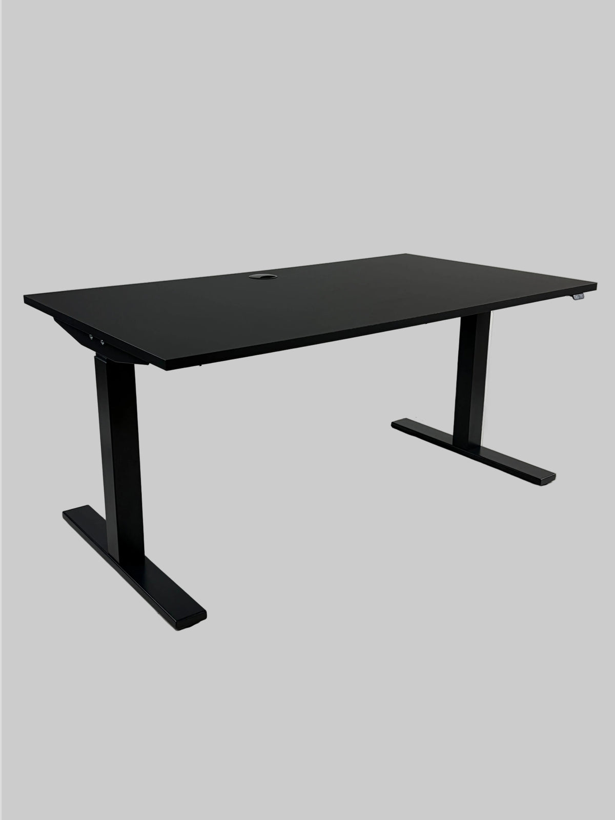 ScanOffice Hæve/sænkebord – Sort/Antracit Stel 160x80cm