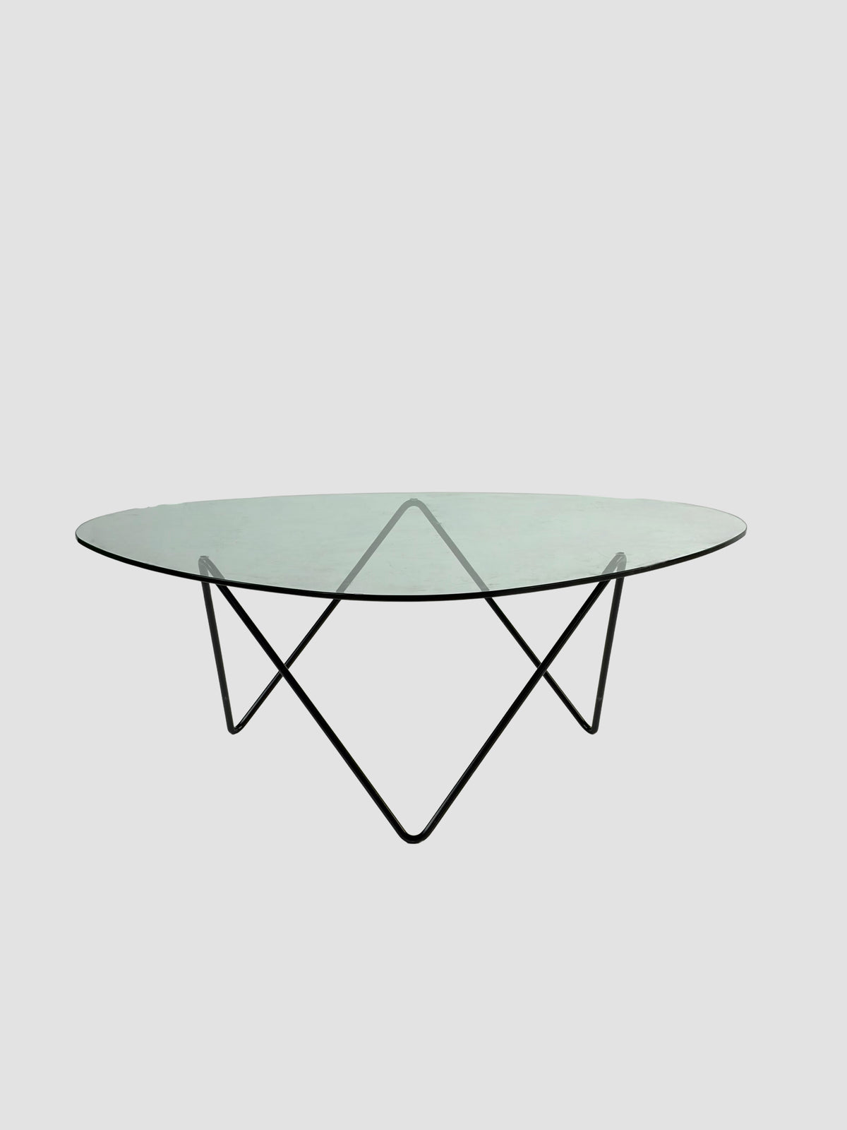 GUBI Pedrera Sofabord - Glas/Sort Stel