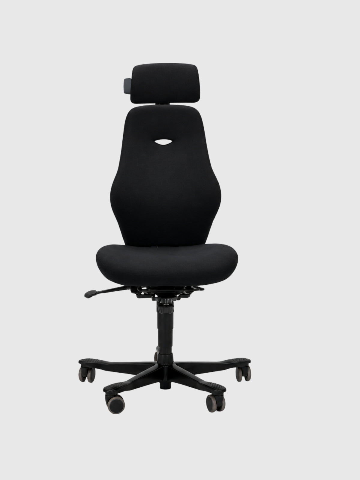Kinnarps Free Float 6770 Kontorstol m. nakkestøtte – Sort