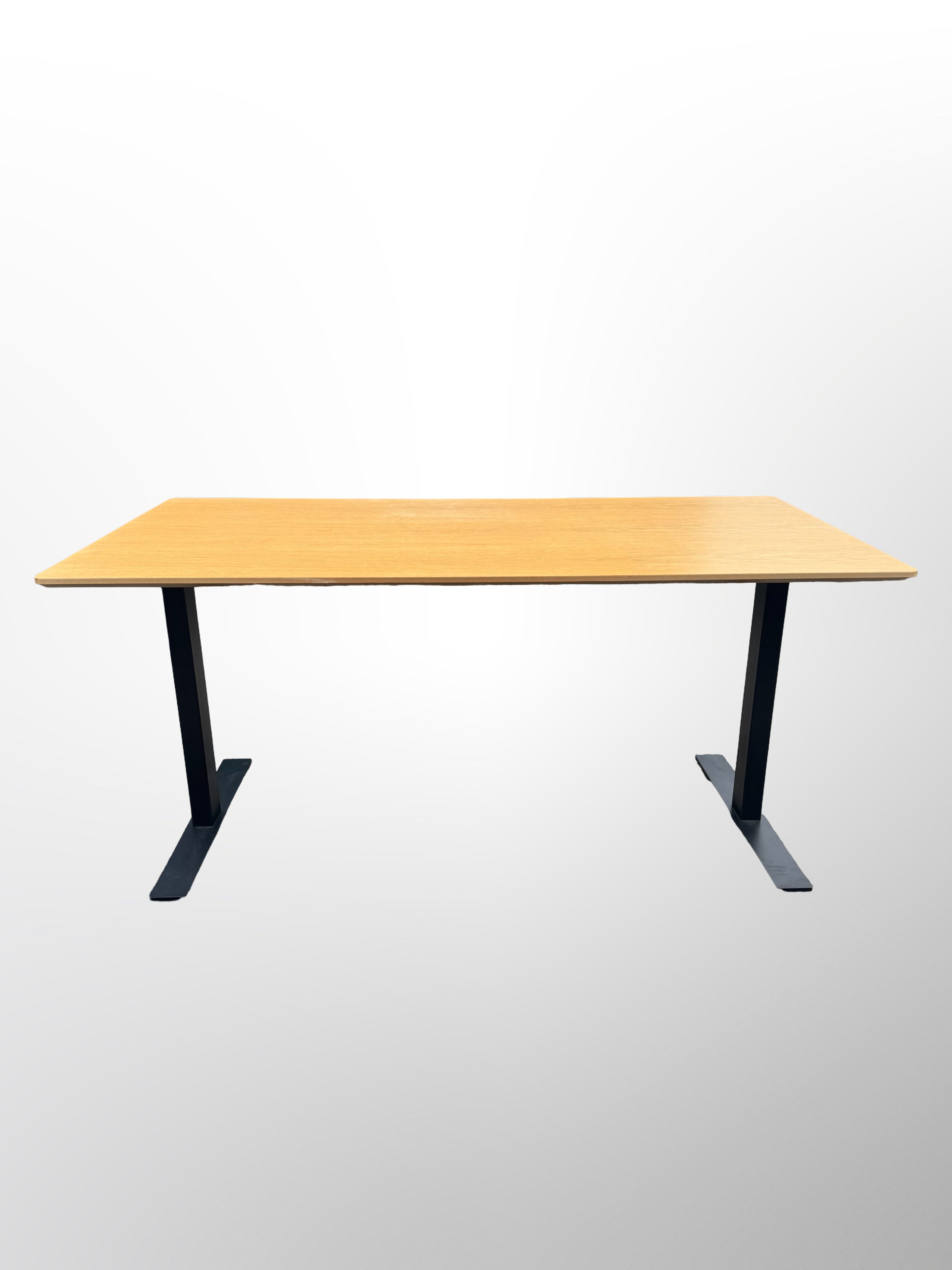 Mødebord – Eg/Sort Stel 160x80