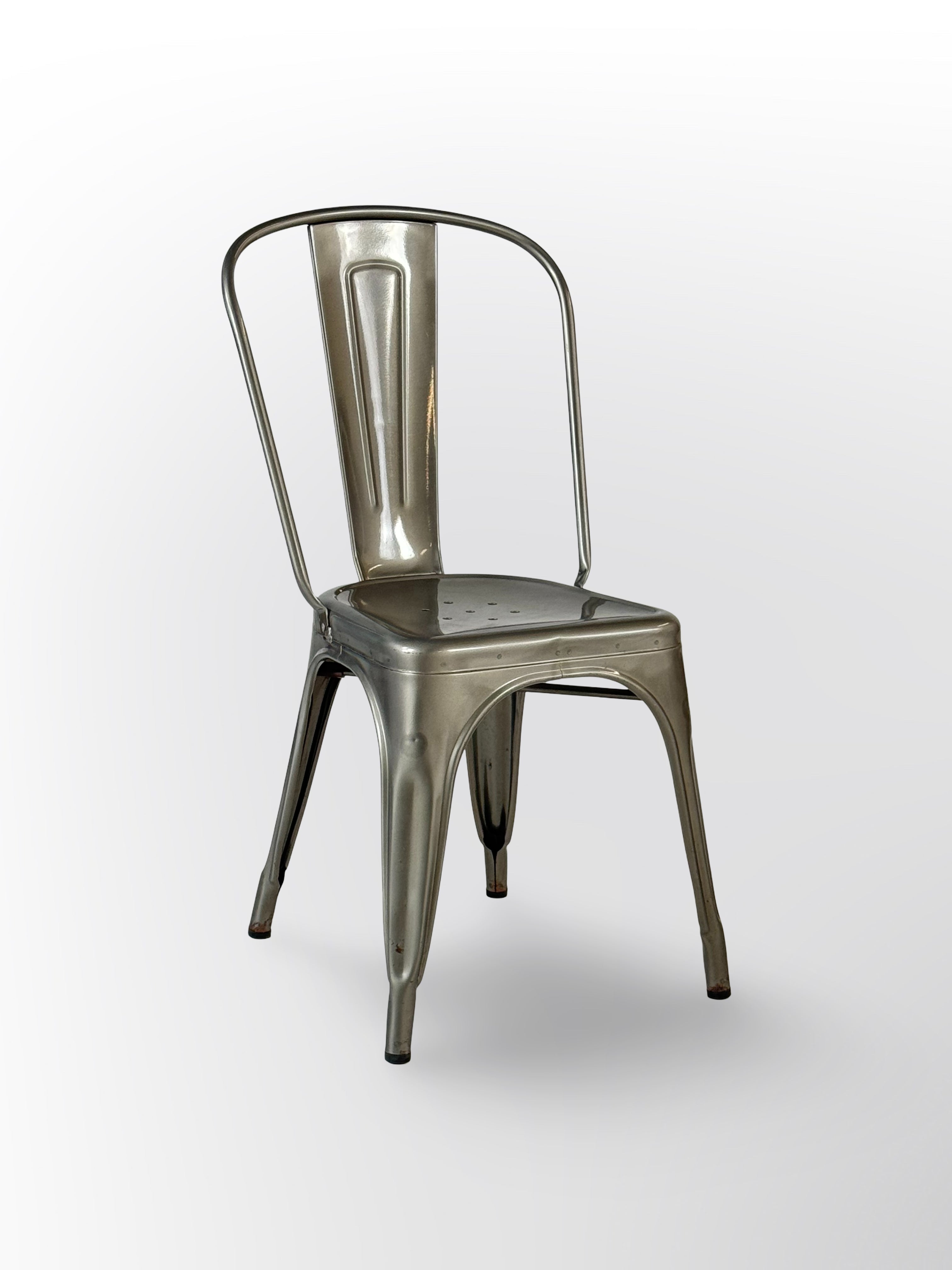 Tolix A Stol – Grå Metal