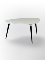 Fredericia Furniture Icicle Sofabord – Hvid/Sort Stel