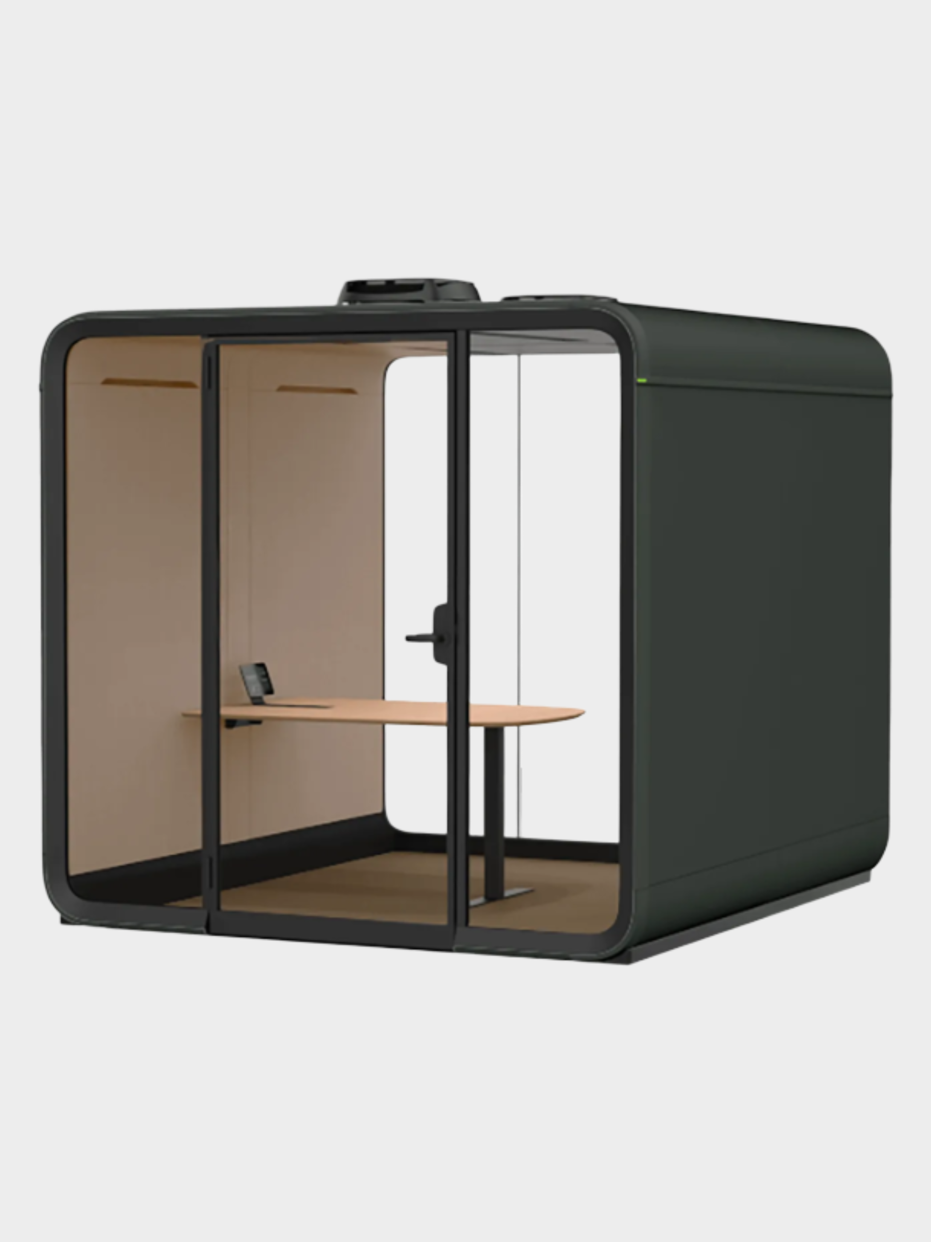 Framery Six Essentials Mødeboks - Mørkegrøn