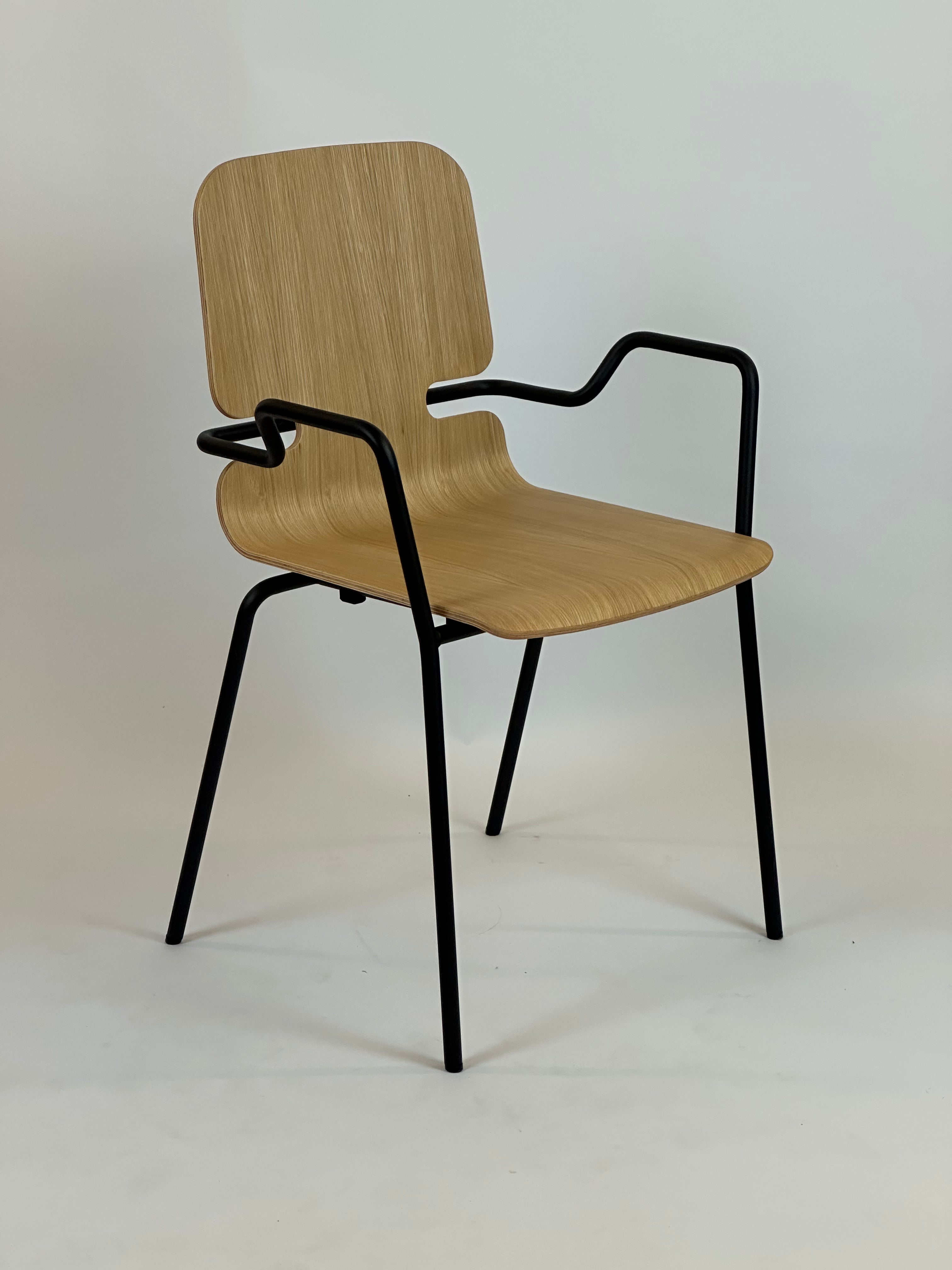 Ohio Wire Chair - Wood / Black