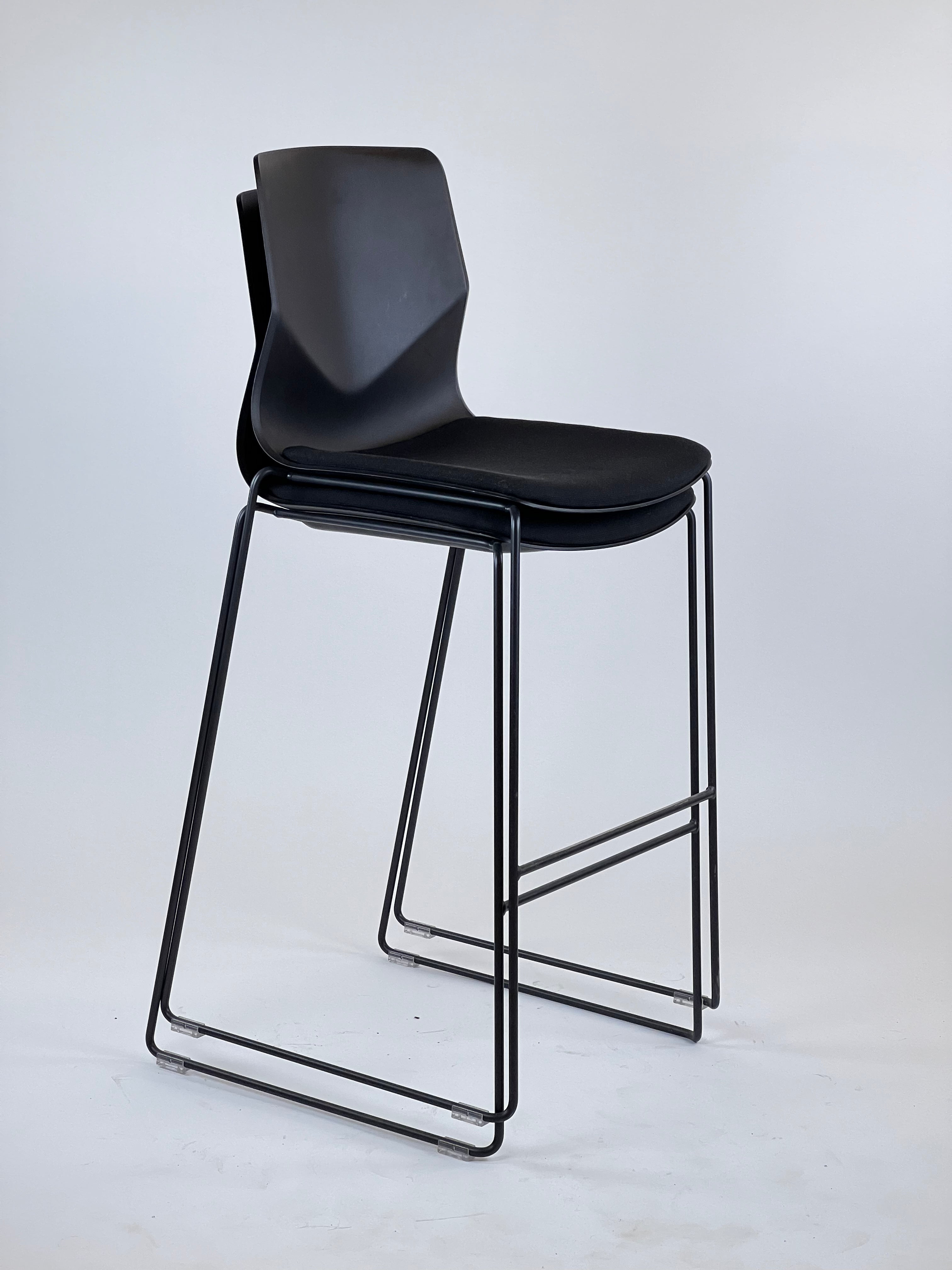 Four Design barstol - Polstret sæde